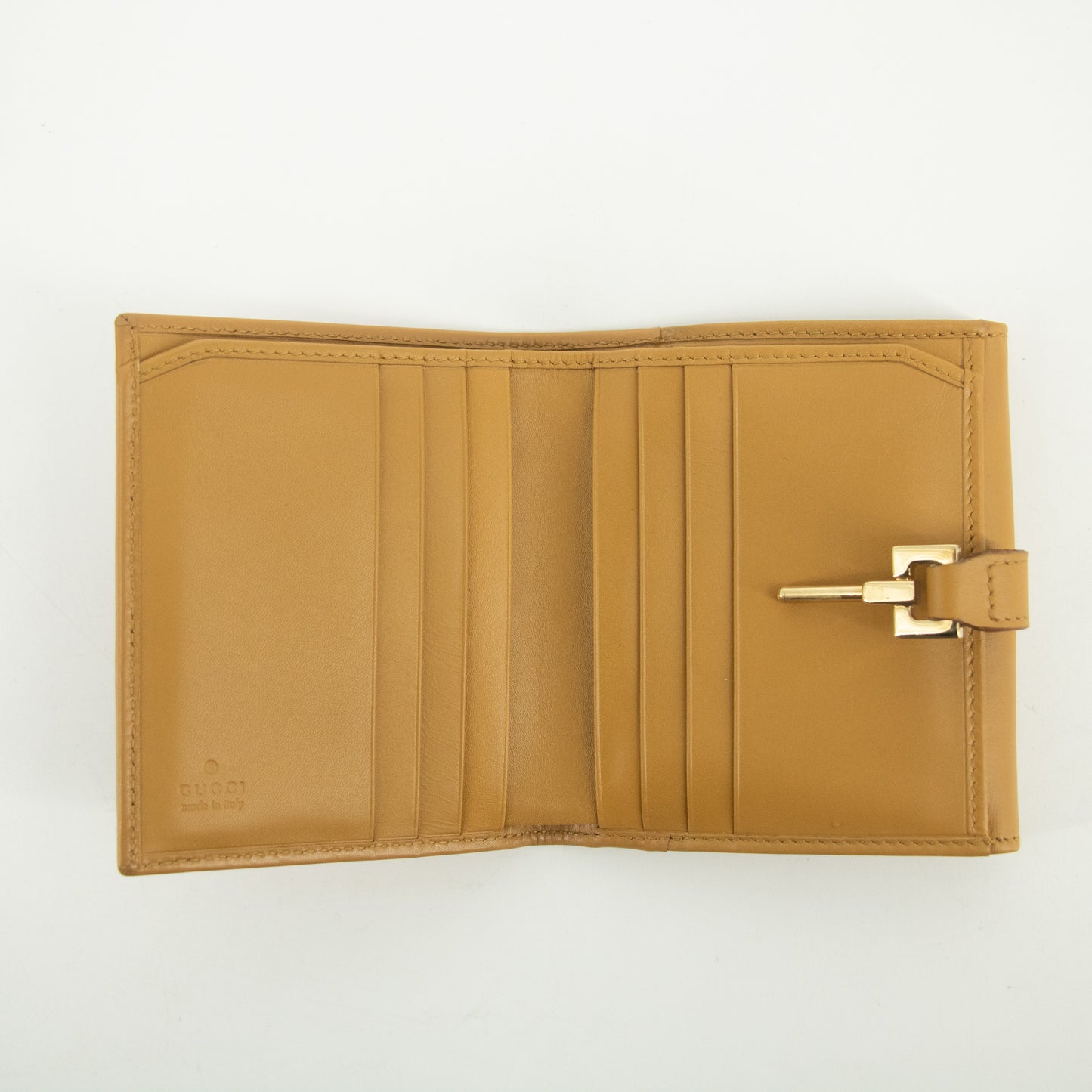 Gucci Pink Jackie Suede x Leather Compact Wallet #2379