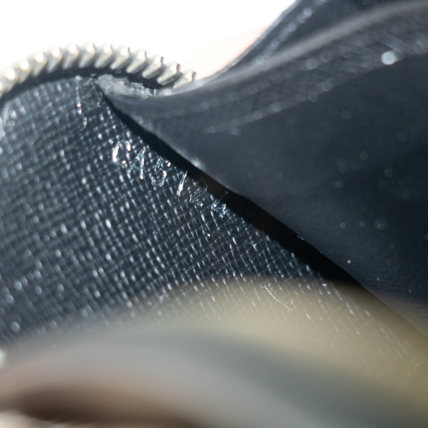 Louis Vuitton Black Epi Zippy Wallet #2394