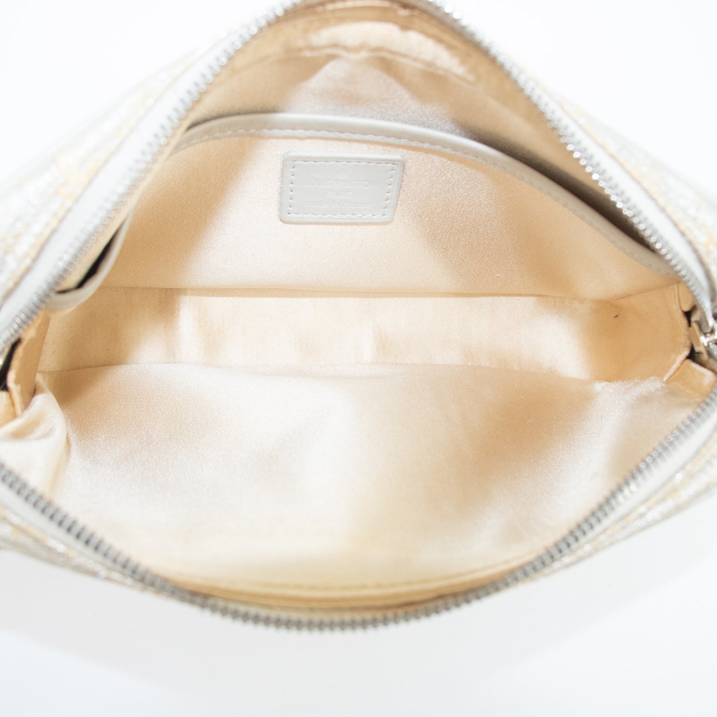 Louis Vuitton Silver Monogram Shine McKenna Shoulder Bag #2408