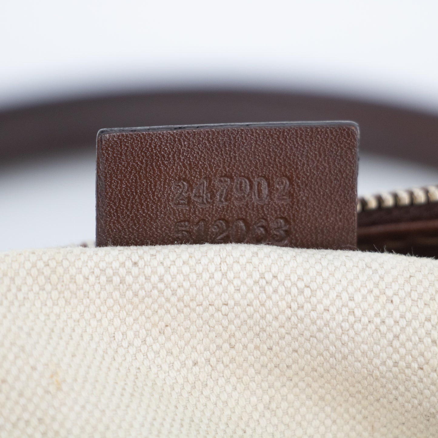 Gucci Brown Interlocking GG Canvas x Leather Shoulder Bag #2415