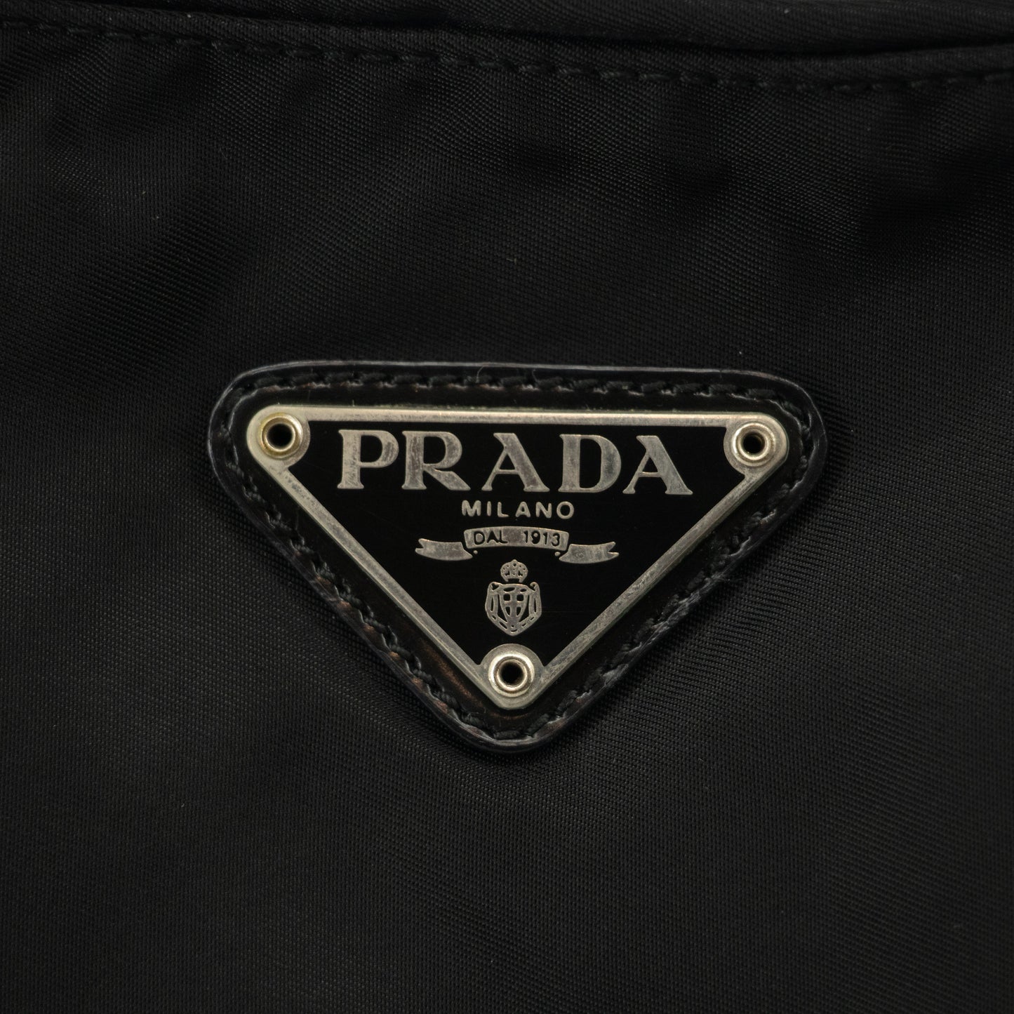 Prada Black Tessuto Nylon Tote Bag #2457