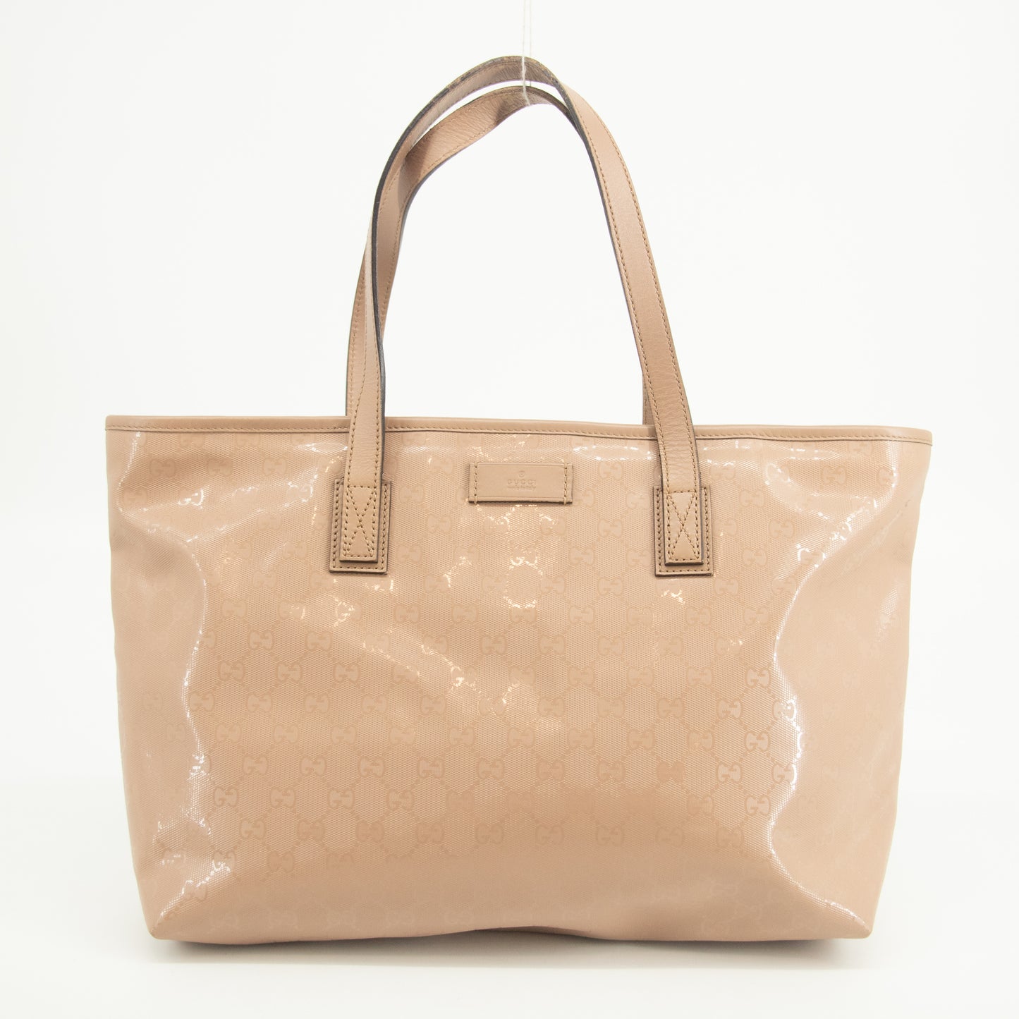 Gucci GG Imprime PVC Tote Bag Pink #2575