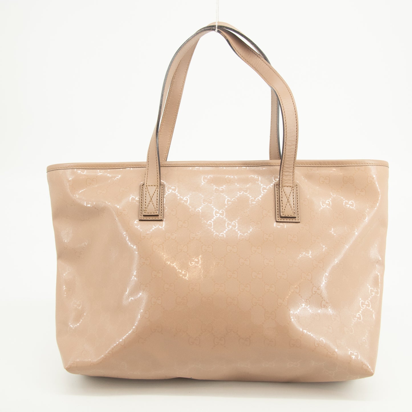 Gucci GG Imprime PVC Tote Bag Pink #2575