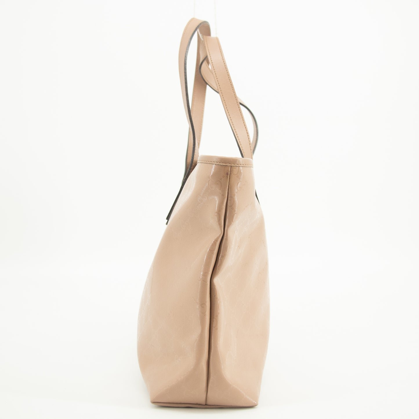 Gucci GG Imprime PVC Tote Bag Pink #2575