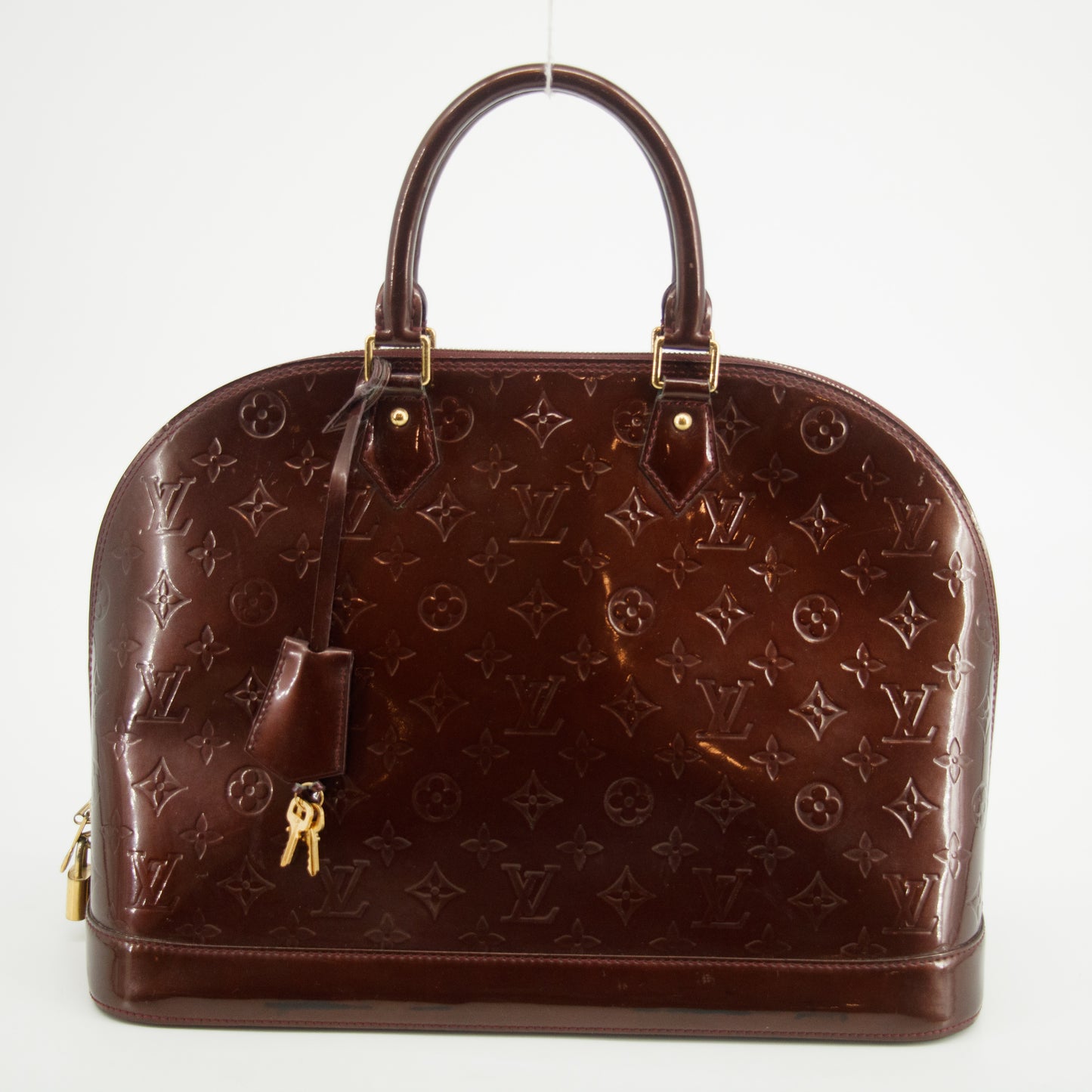 Louis Vuitton Purple Vernis Alma MM #2584