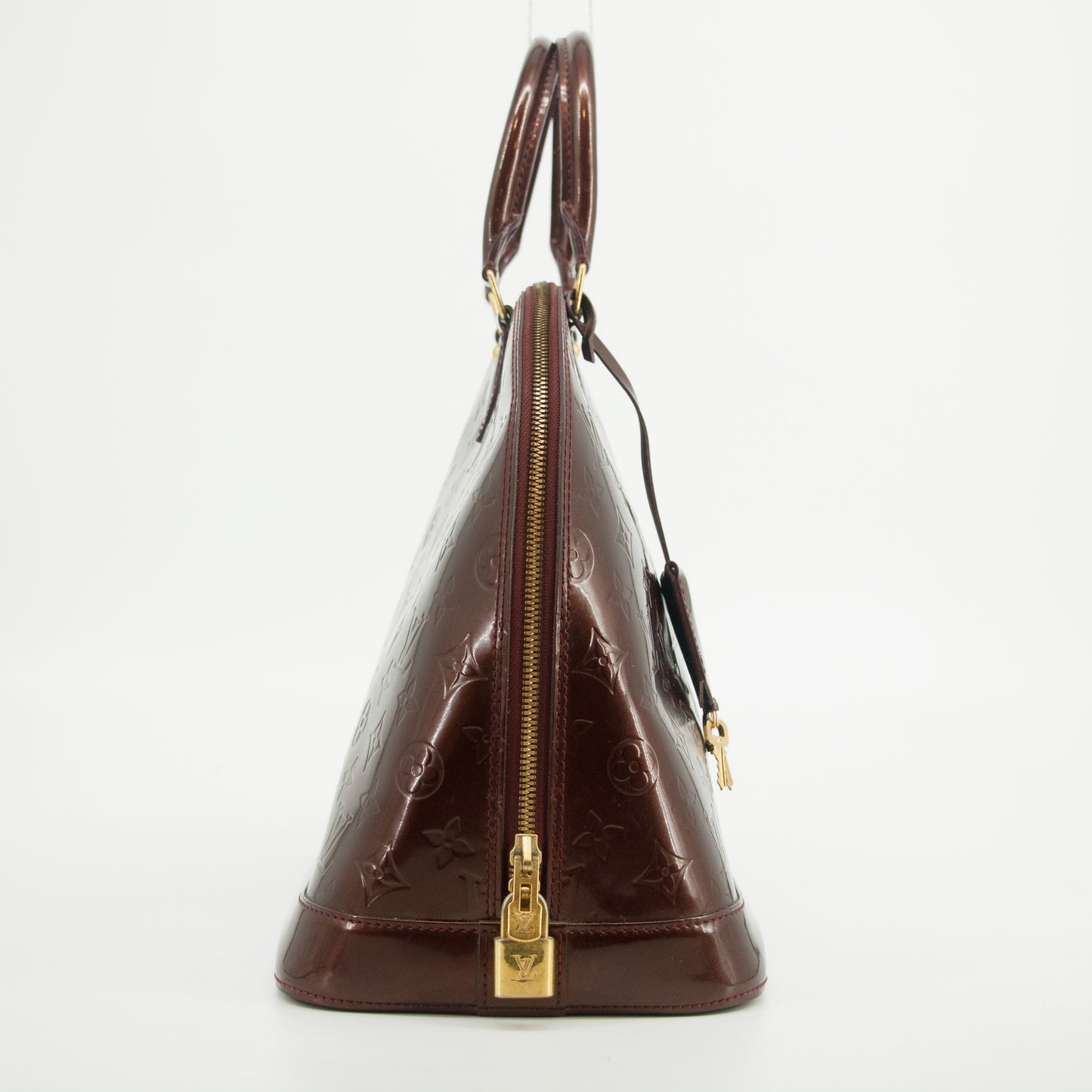 Louis Vuitton Purple Vernis Alma MM #2584
