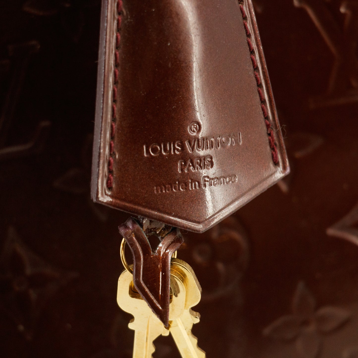 Louis Vuitton Purple Vernis Alma MM #2584