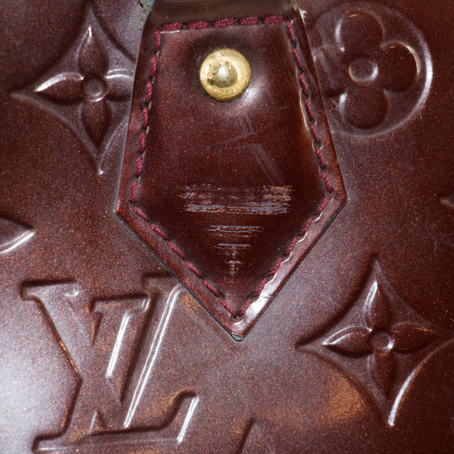 Louis Vuitton Purple Vernis Alma MM #2584