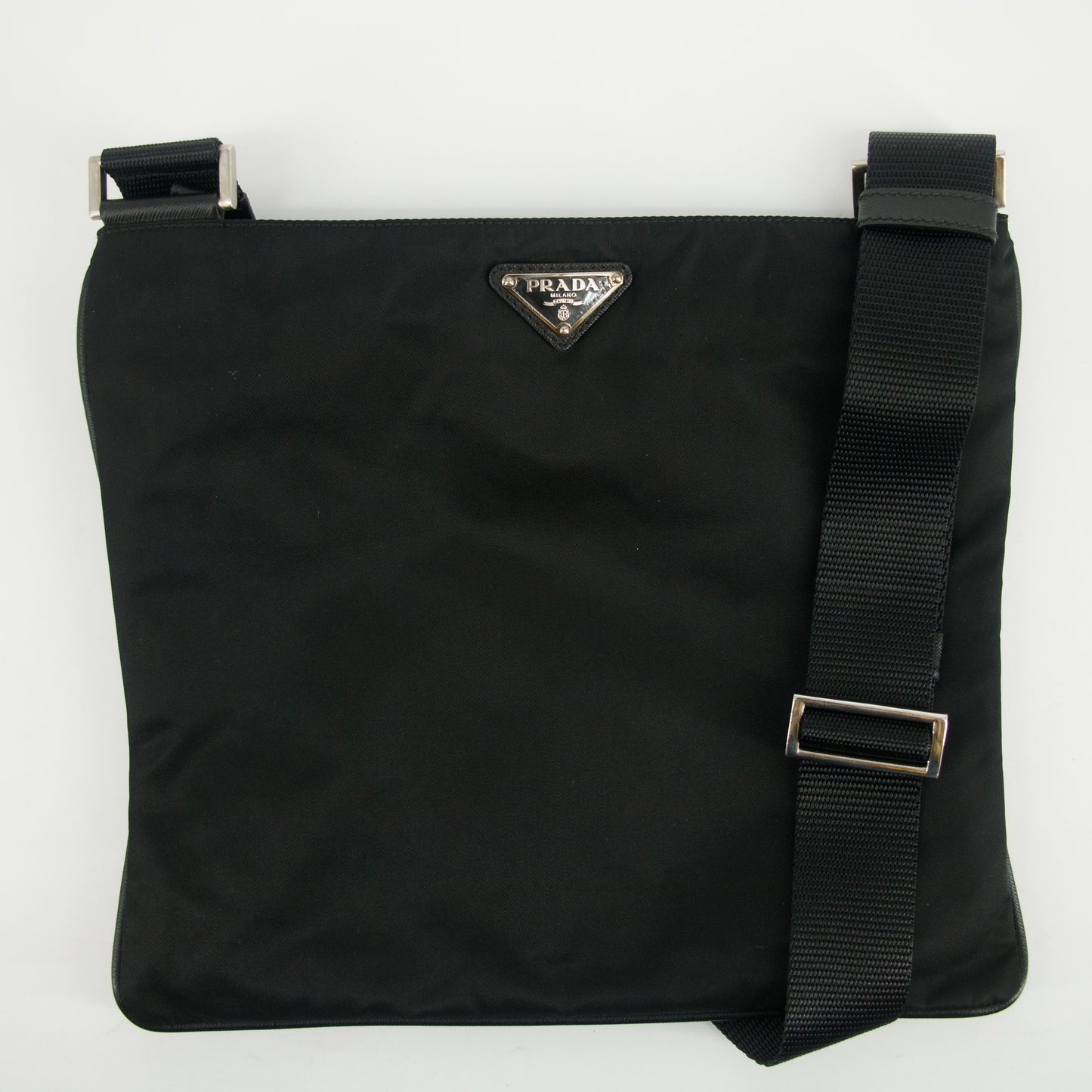 Prada Black Tessuto Nylon Crossbody #2586