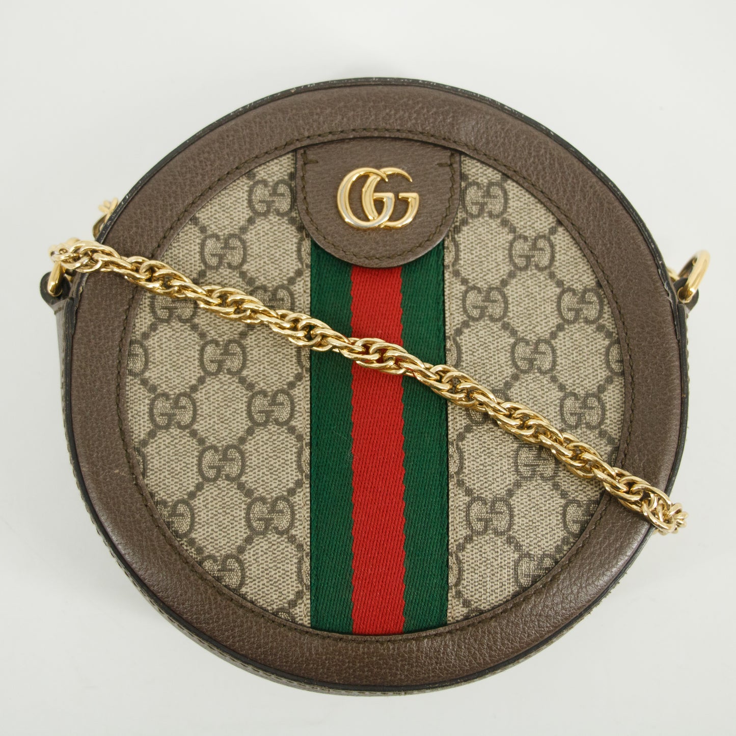 Gucci Brown Supreme GG Marmont Sherry Line Shoulder Bag #2587