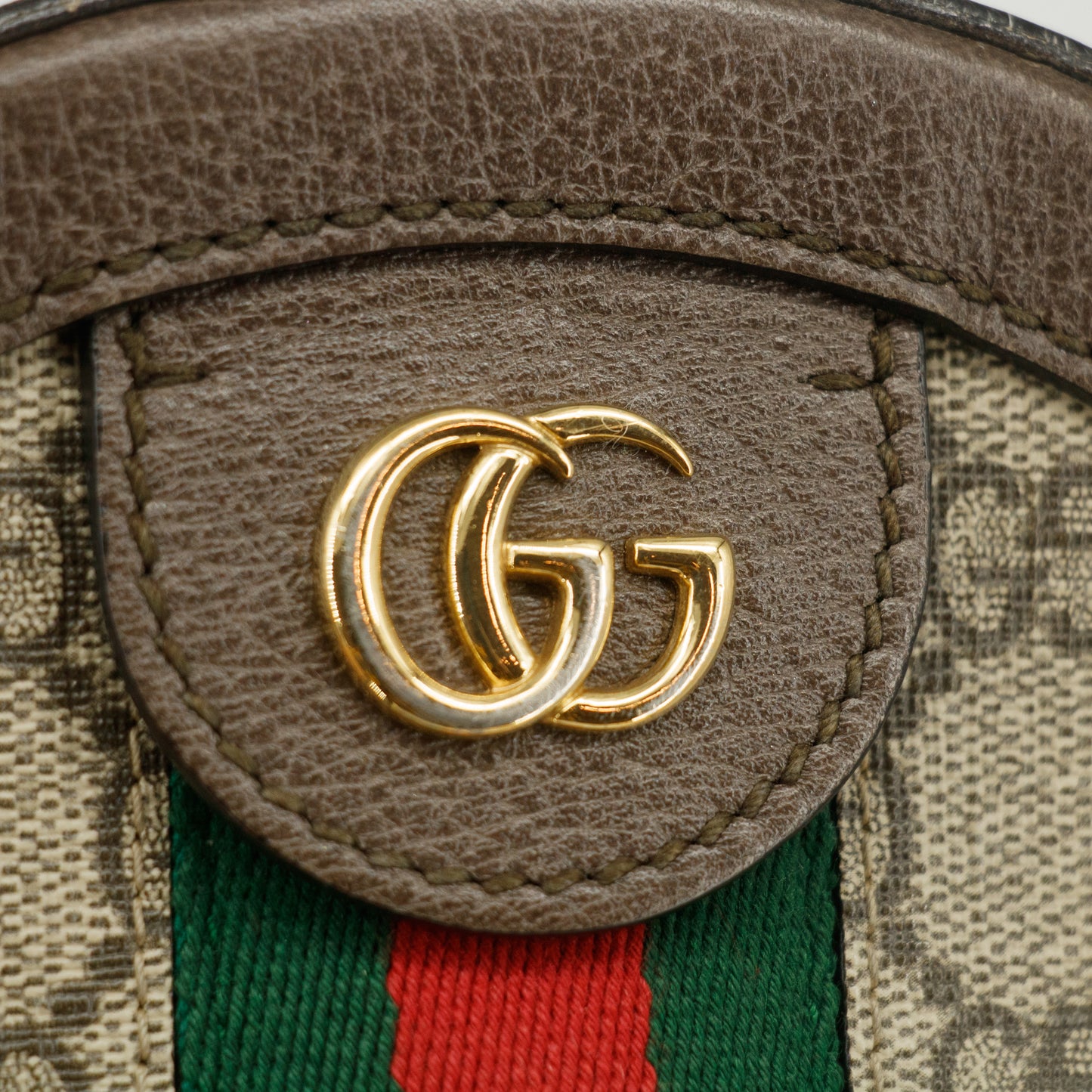 Gucci Brown Supreme GG Marmont Sherry Line Shoulder Bag #2587