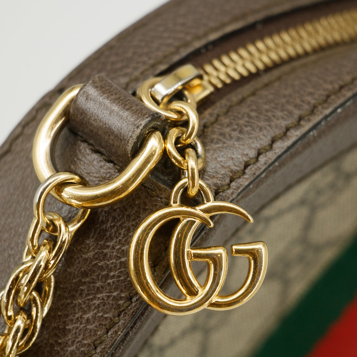 Gucci Brown Supreme GG Marmont Sherry Line Shoulder Bag #2587