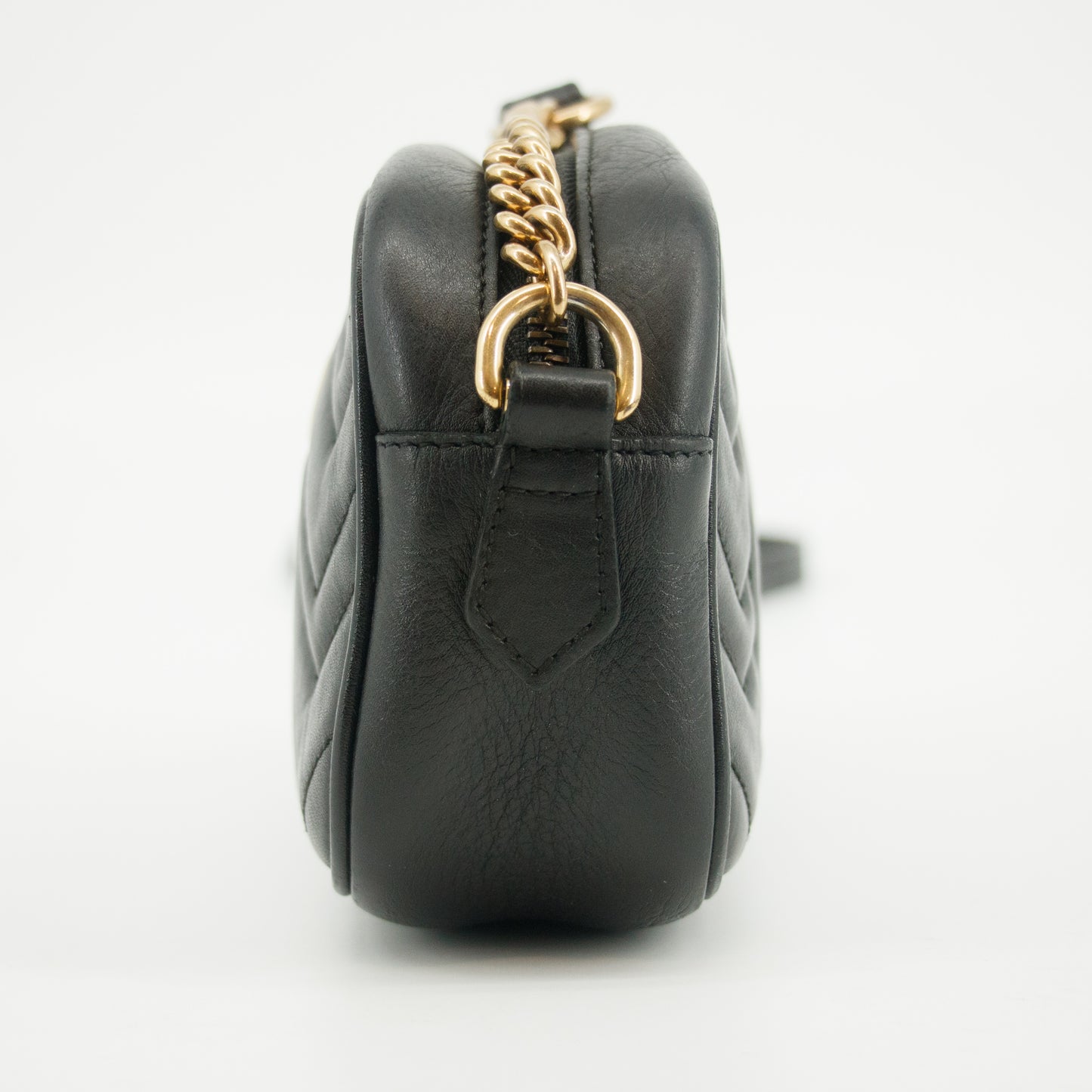 Gucci Black Marmont Chain Shoulder Bag #2589