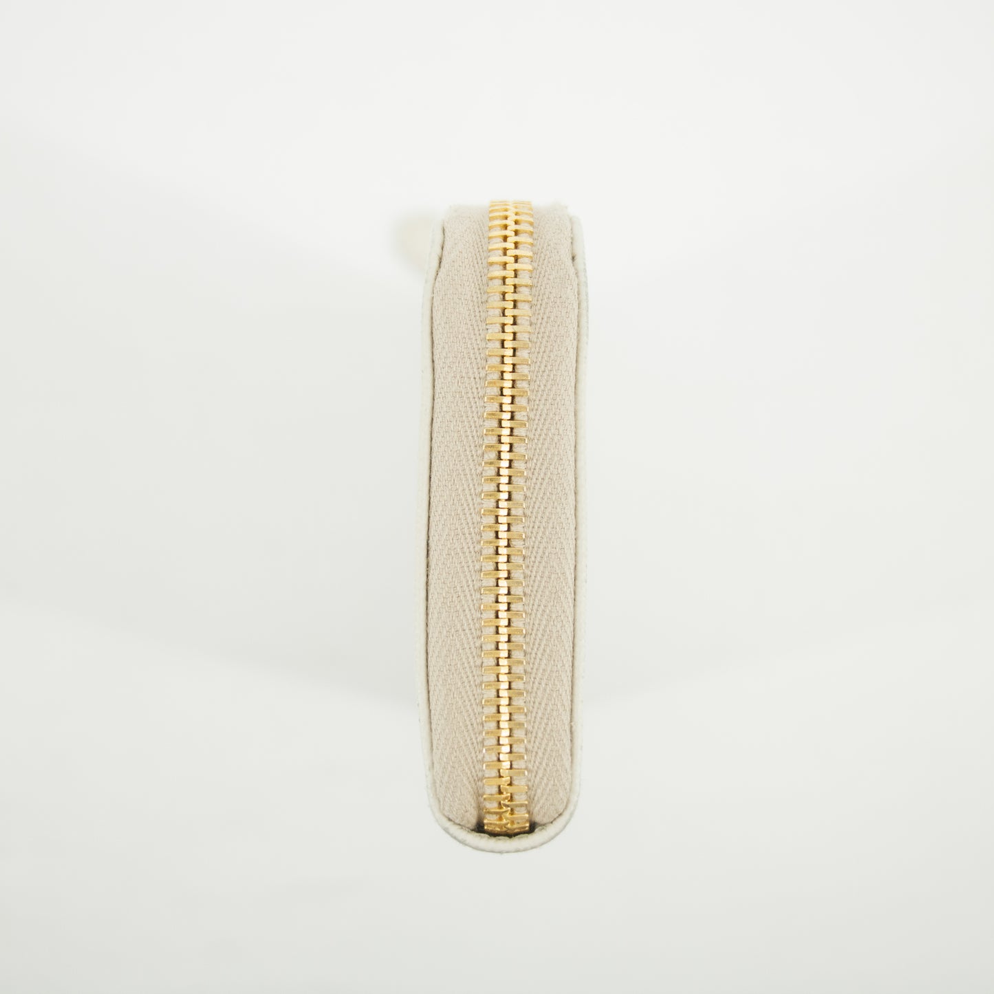 Prada Ivory Saffiano Leather L-shaped Zipper Long Wallet #2632