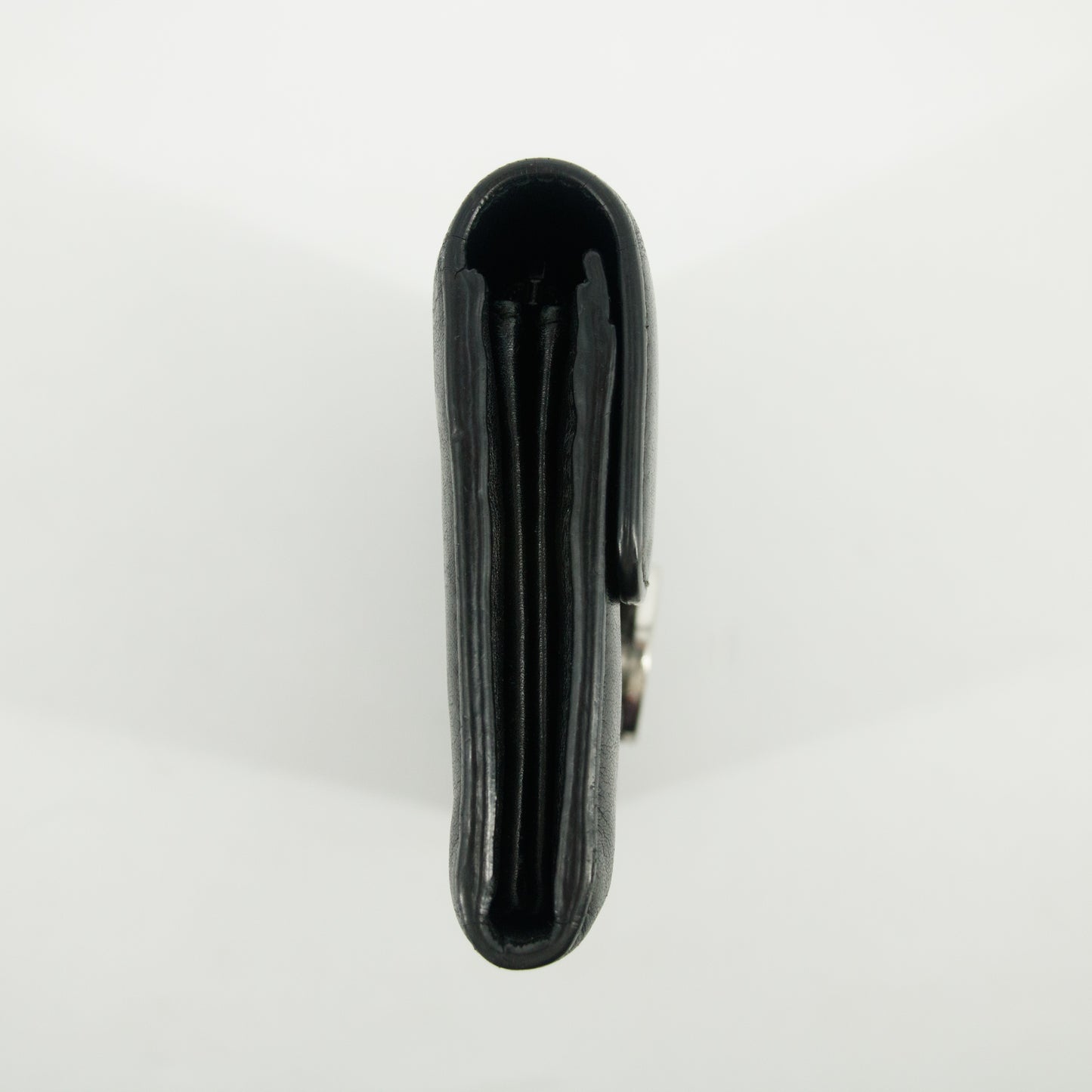 Gucci Black Interlocking G Leather Long Wallet #2636