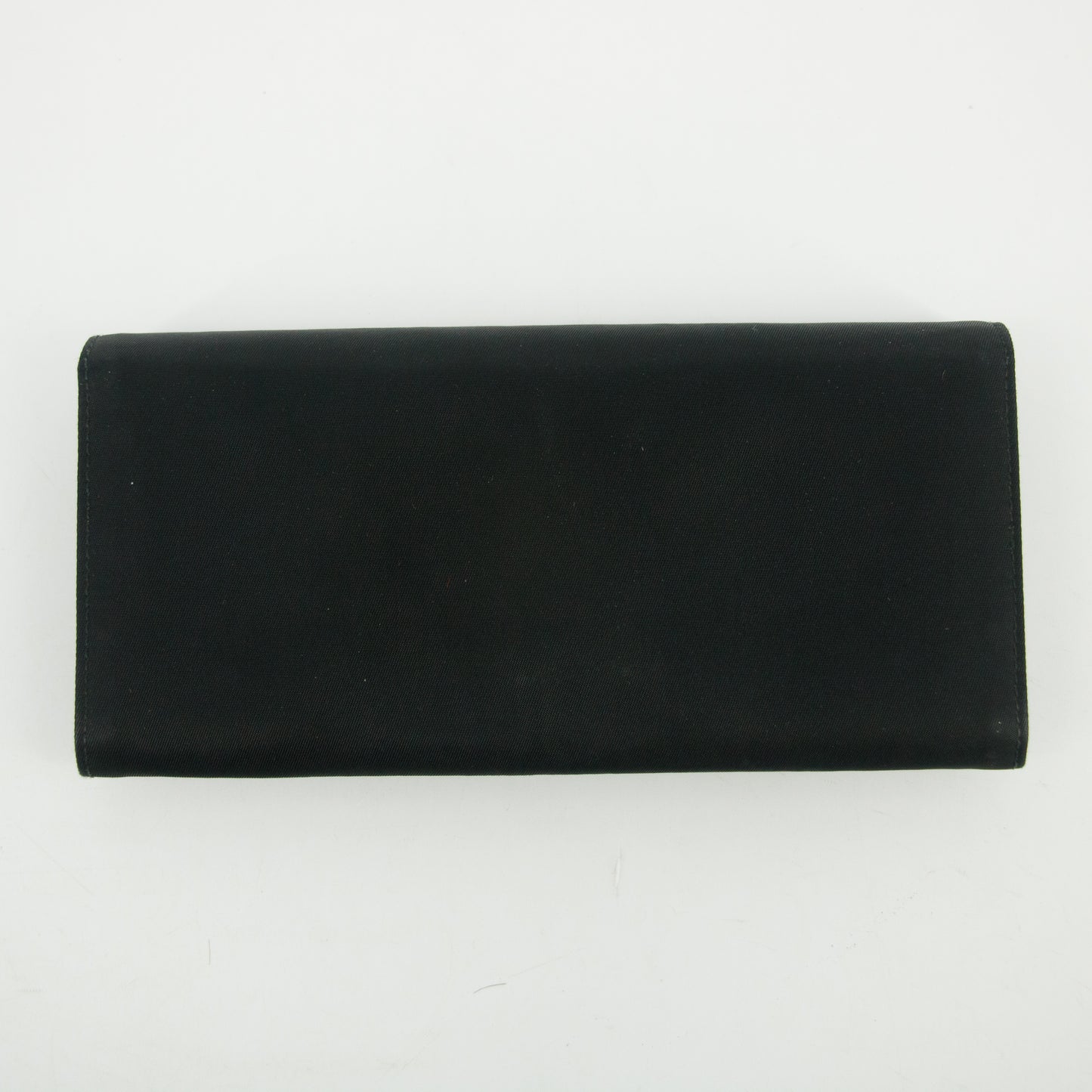 Prada Black Tessuto Nylon Long Wallet #2641