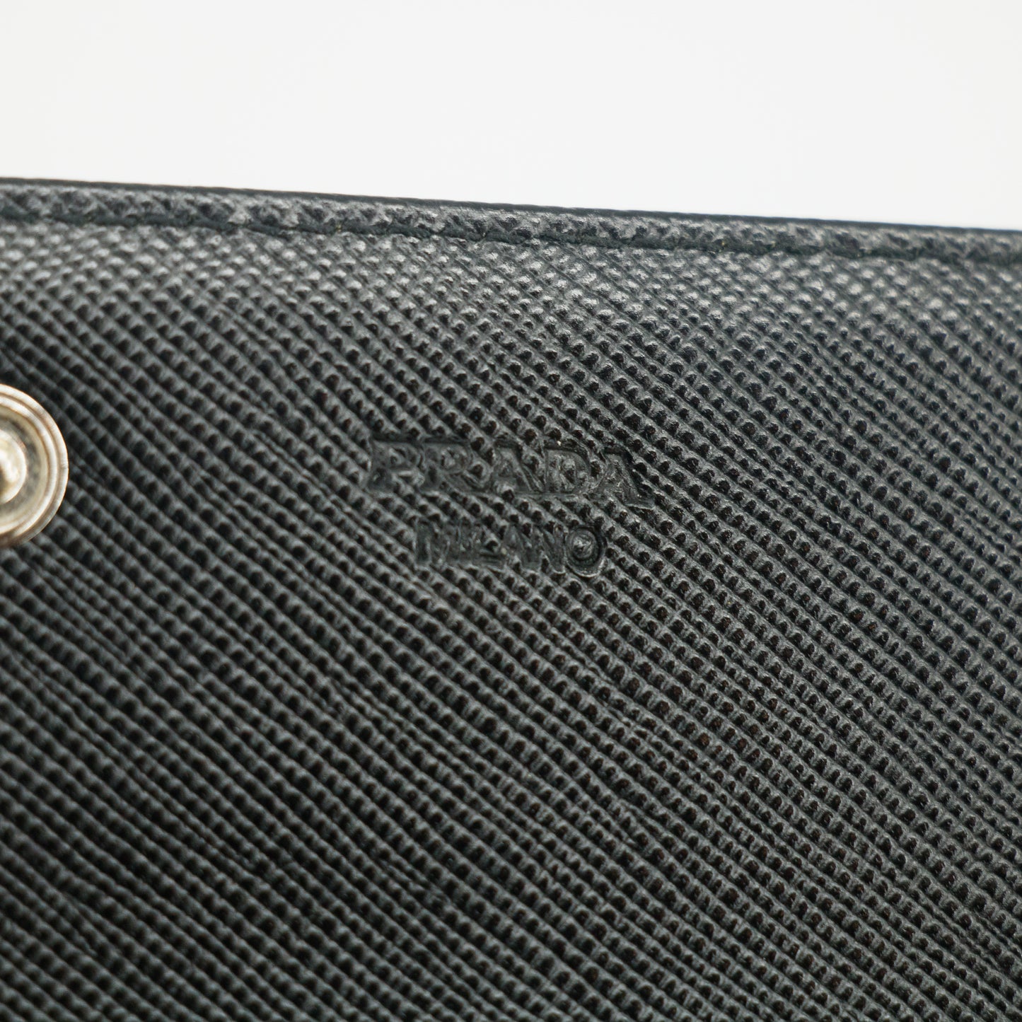 Prada Black Tessuto Nylon Long Wallet #2641