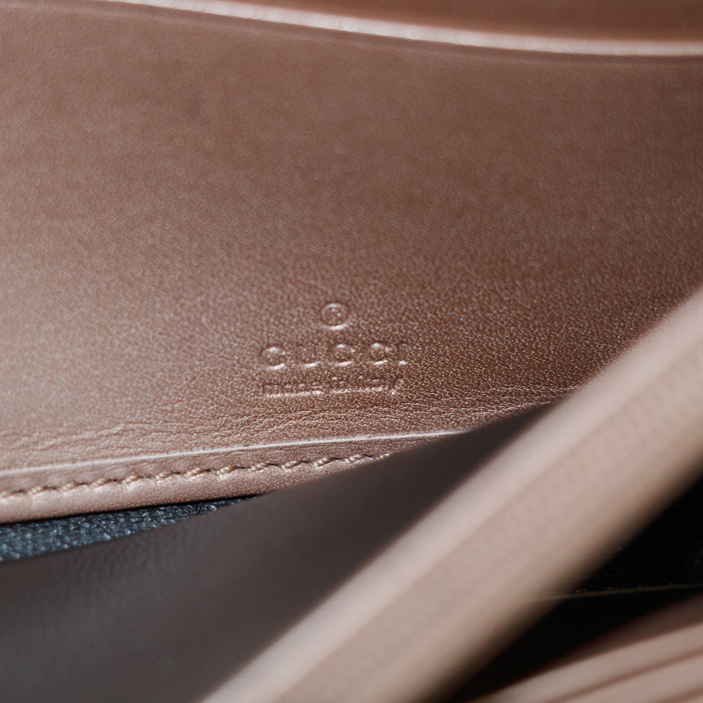 Gucci Brown Lovely Heart GG Canvas Long Wallet #2646