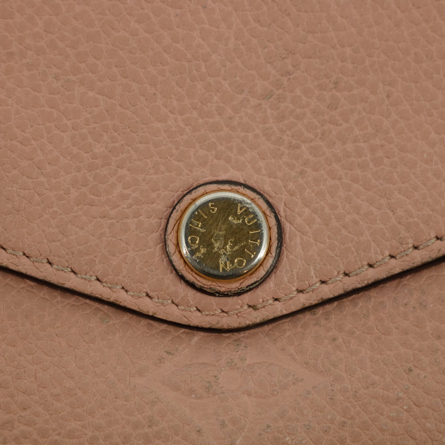 Louis Vuitton Pink Monogram Empreinte Portefeuille Sarah Wallet #2650