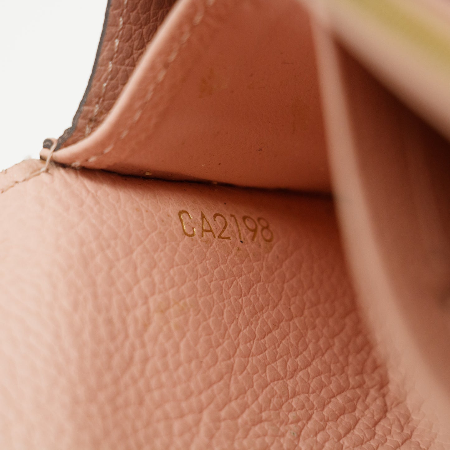 Louis Vuitton Pink Monogram Empreinte Portefeuille Sarah Wallet #2650