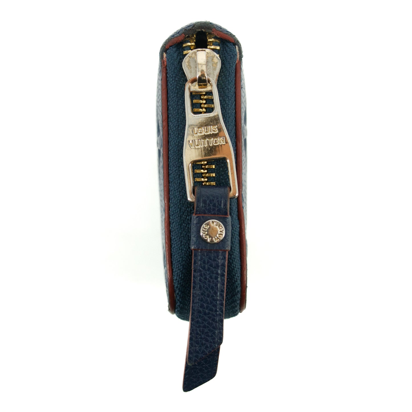 Louis Vuitton Navy Monogram Empreinte Zippy Coin Case #2657