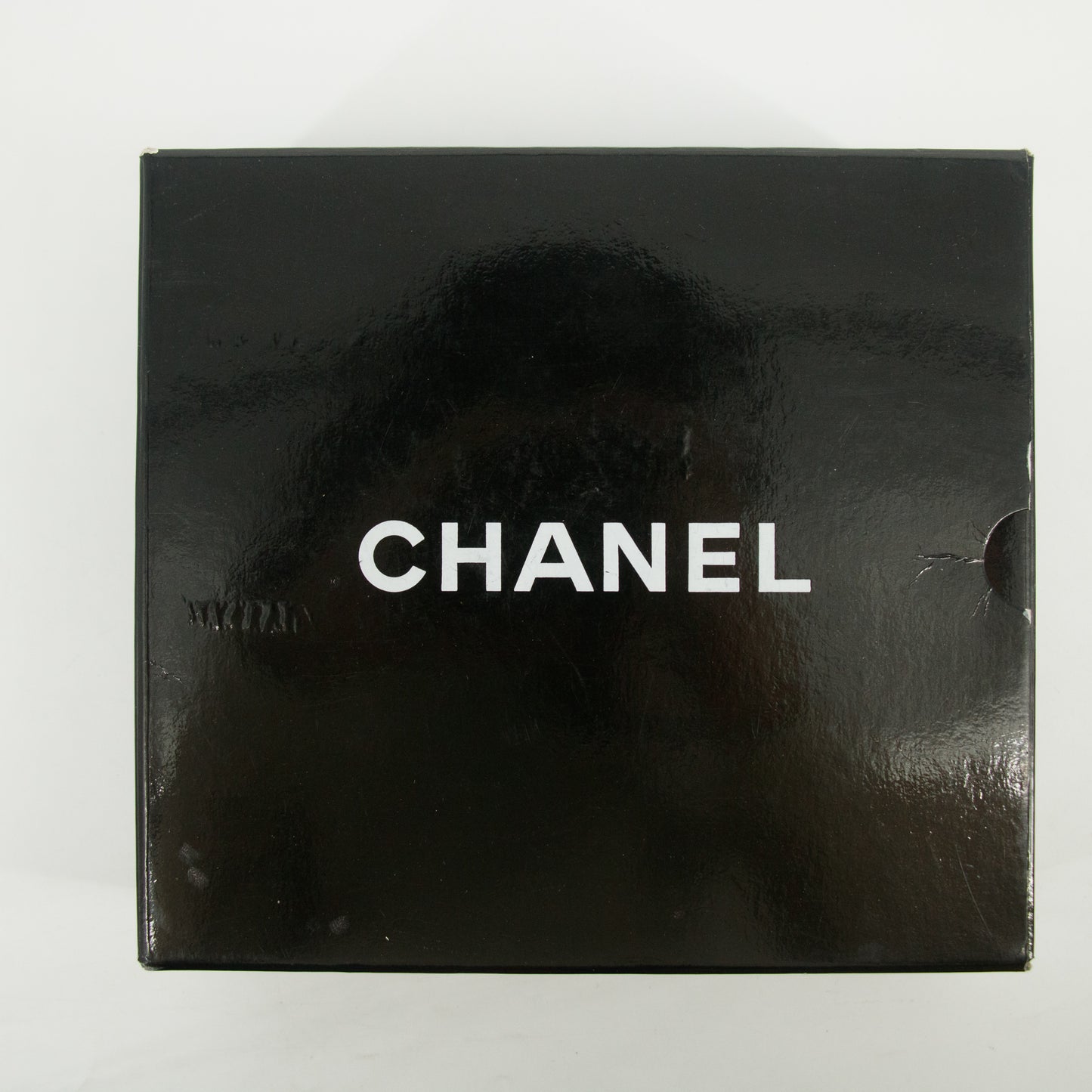 Chanel Coco Rinestone Chain Shoulder Bag Black Satin #2671