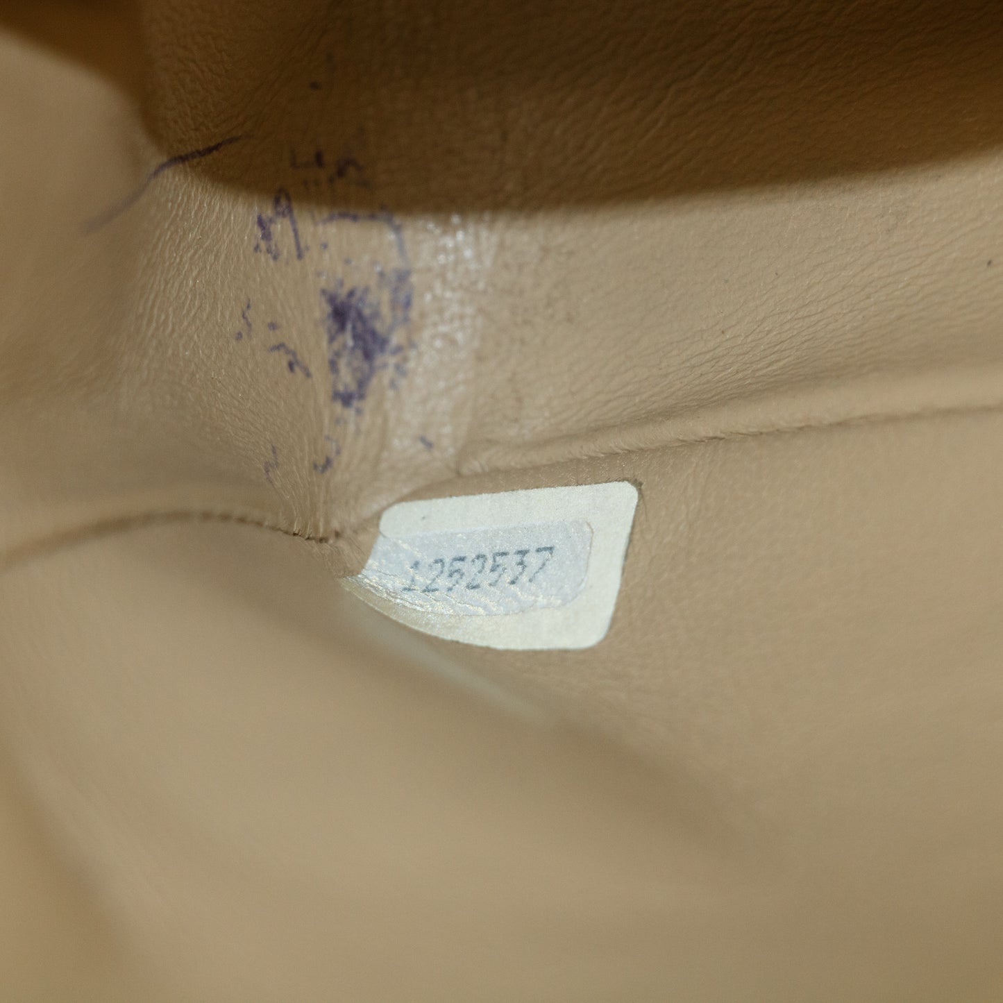 Chanel Lambskin Double Flap 23 Beige 24k Gold Turn Lock Shoulder Bag #2672