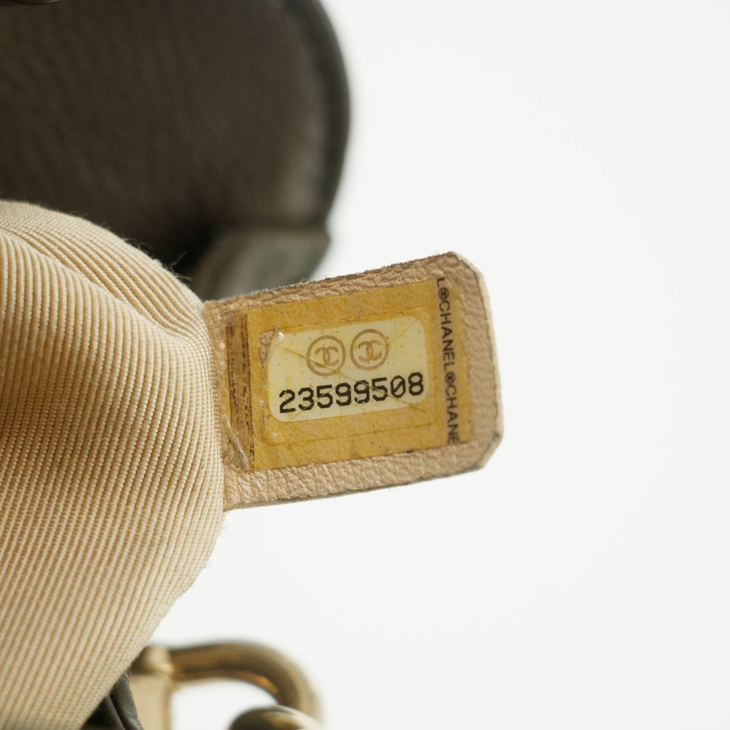 Chanel Grained Calfskin Stitched Small Label Click Shopper Tote Bag 23 Series #2685