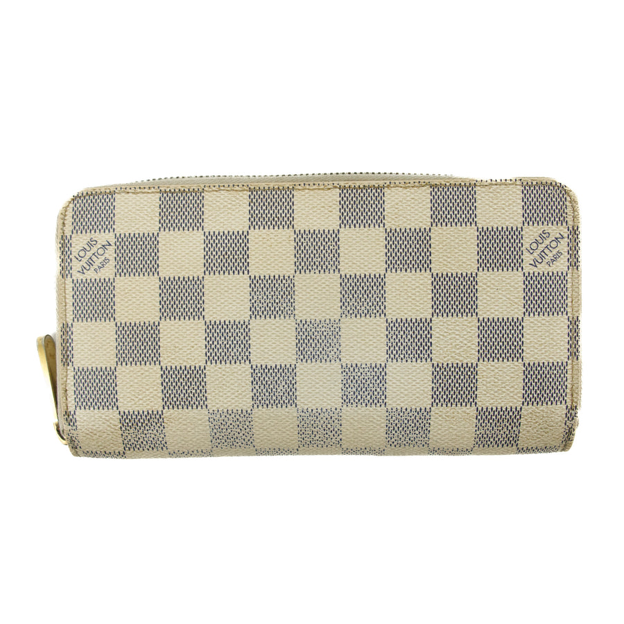 Louis Vuitton Damier Azur Zippy Organizer Wallet #3119