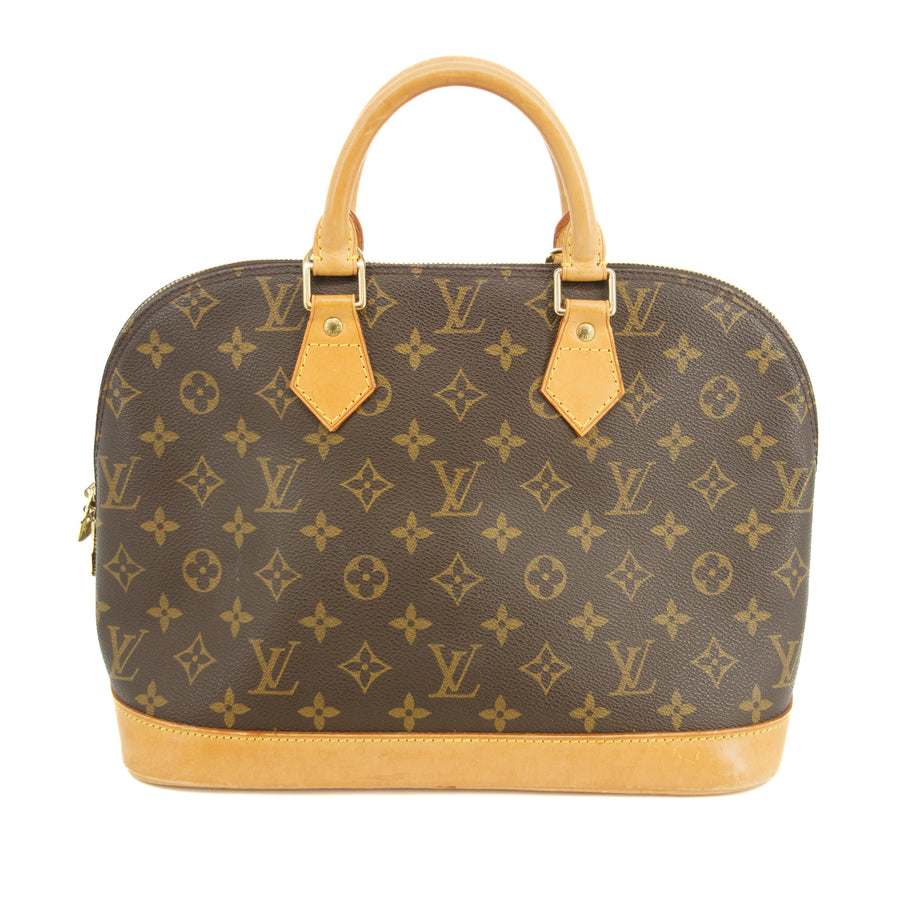 Louis Vuitton Monogram Canvas Alma PM Brown Tote Bag #3334