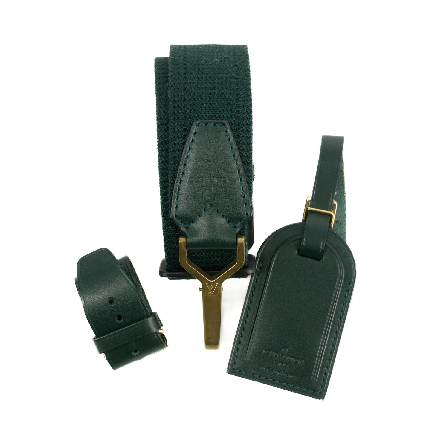 Louis Vuitton Taiga Kendall GM Boston Bag Green #3338