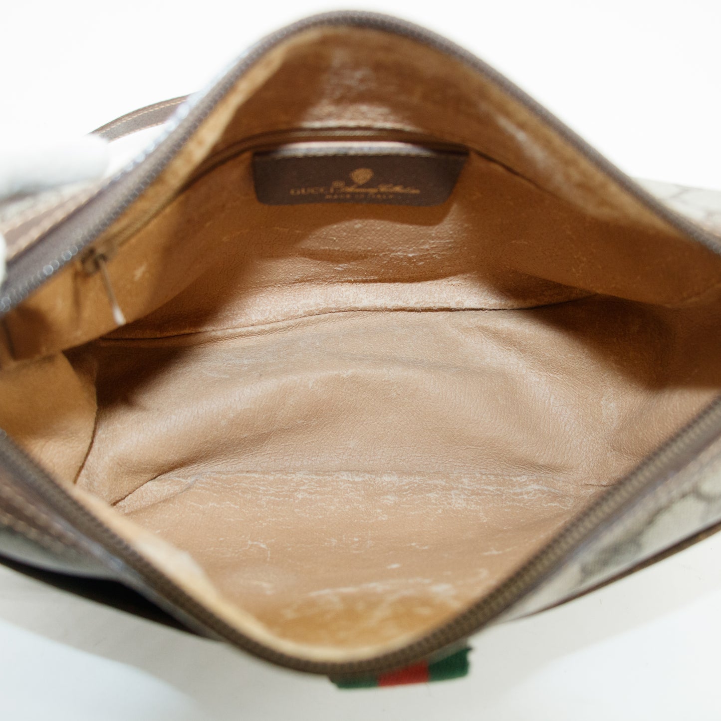 Gucci GG Canvas Coated Beige Sherry Line Crossbody Bag #3342