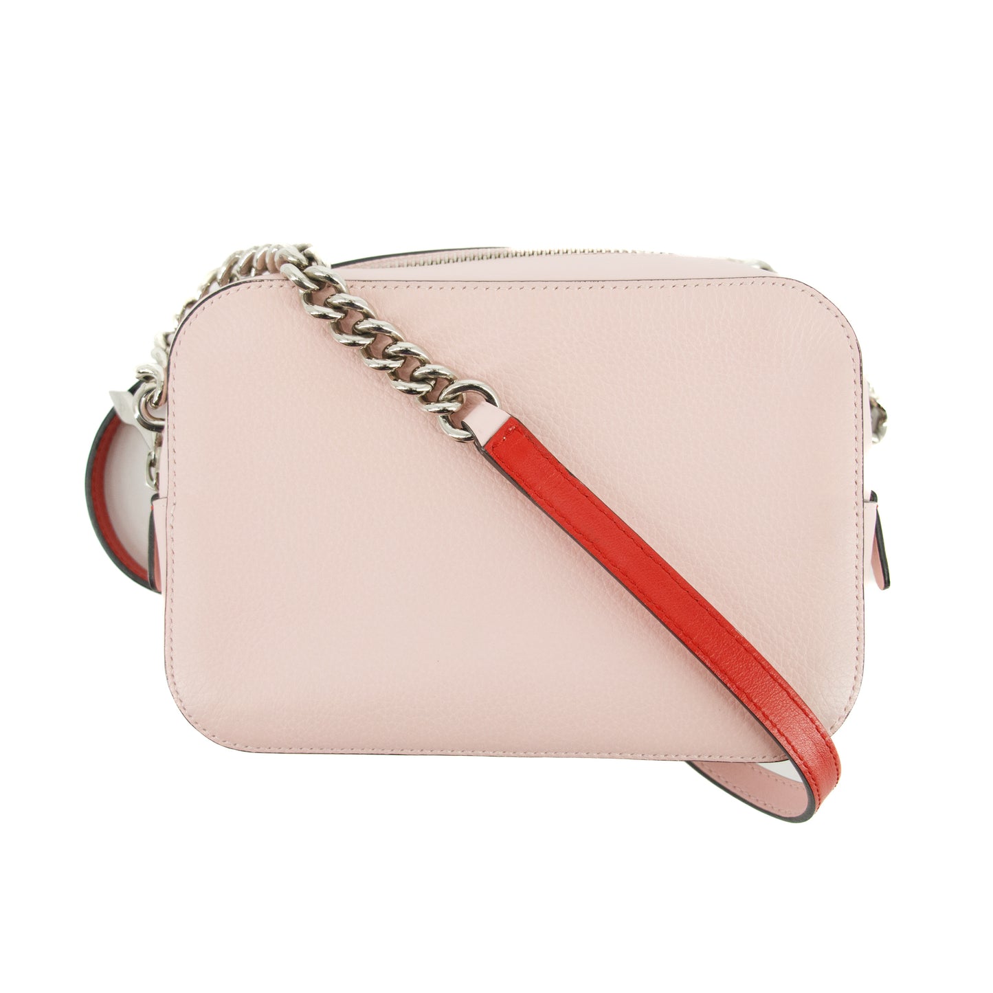 Christian Loubitin Rubylou Mini Shoulder Bag Pink Leather #3392