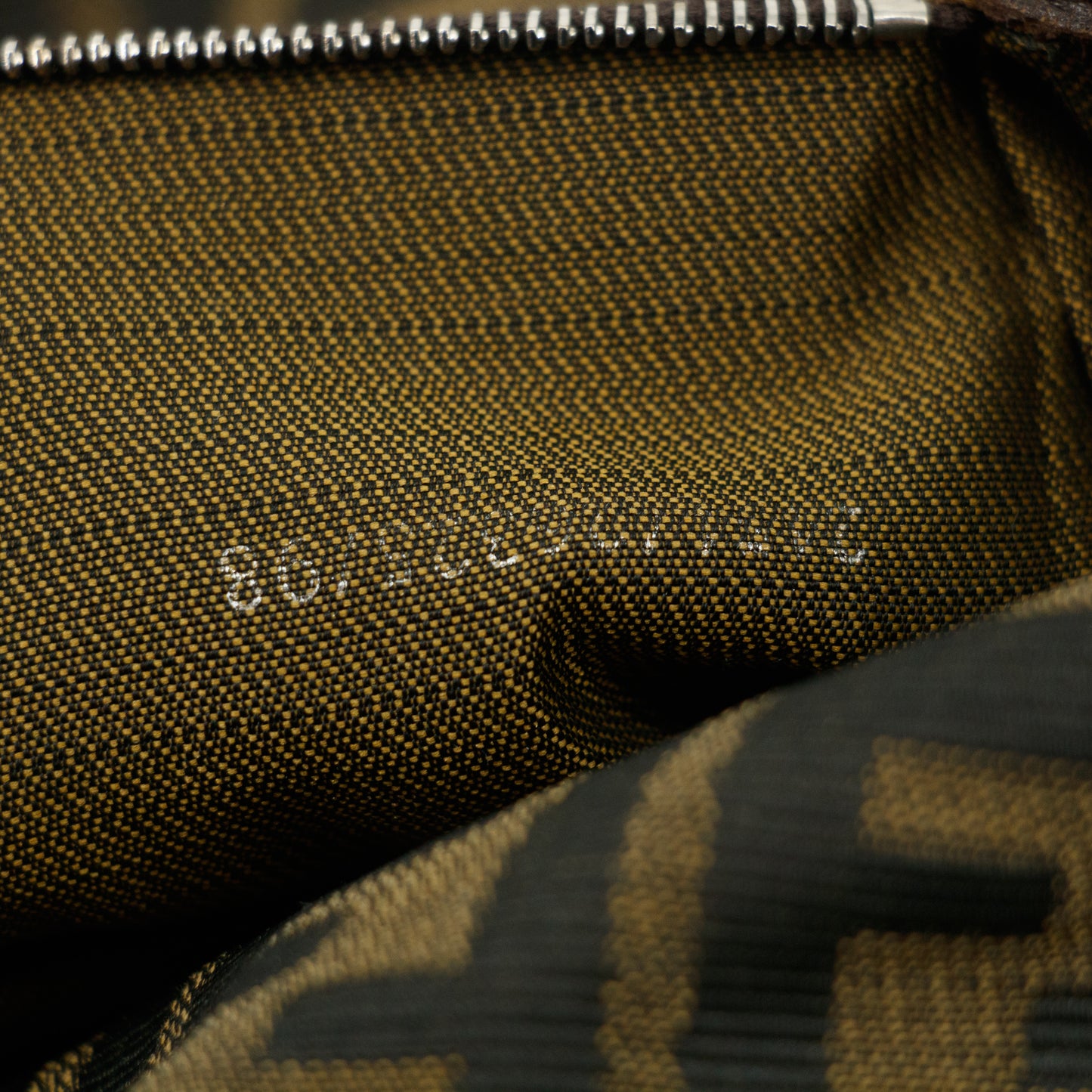 Fendi Zucca Canvas Brown Mama Baguette Shoulder Bag #3409