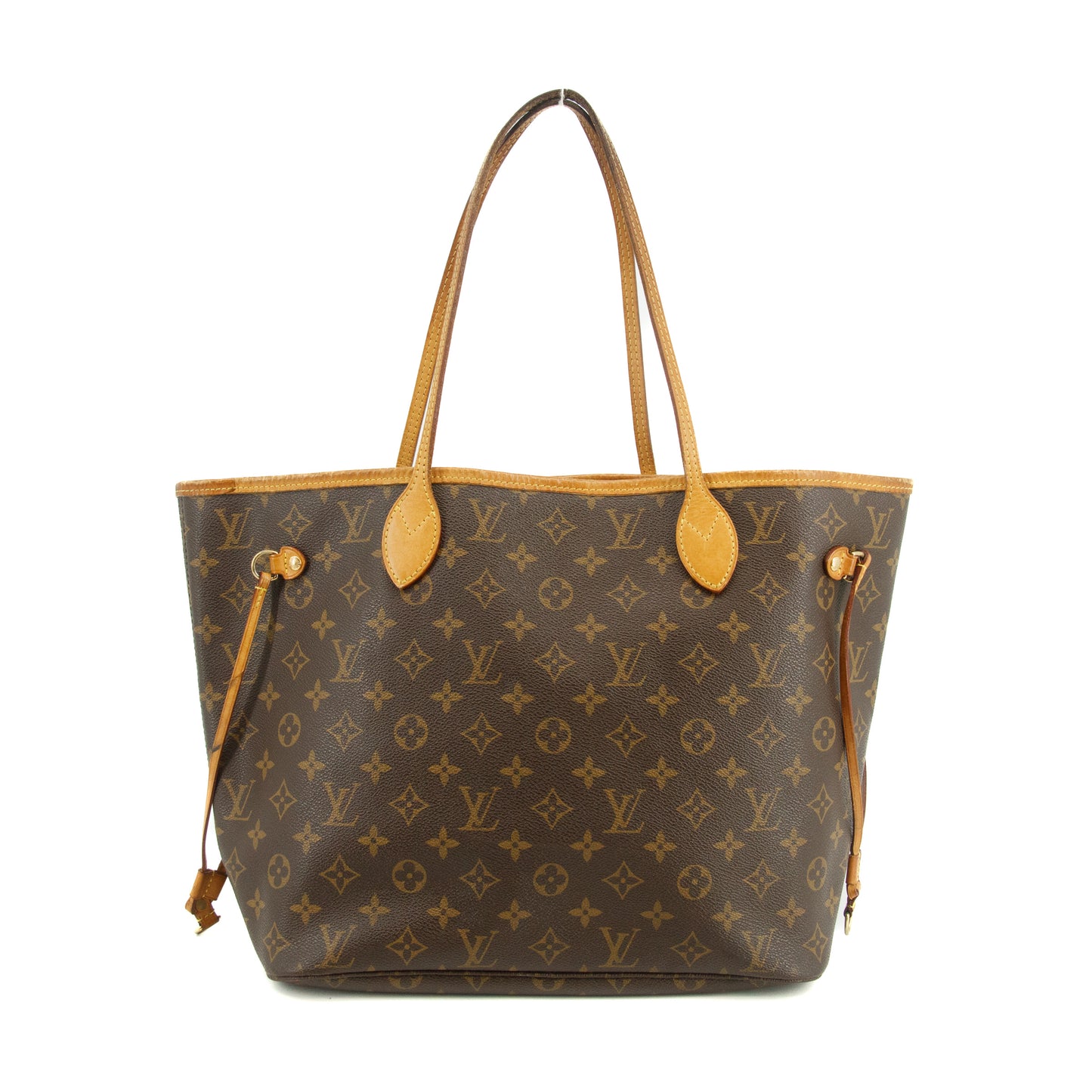 Louis Vuitton Monogram Canvas Brown Neverfull MM Shoulder Bag #3440