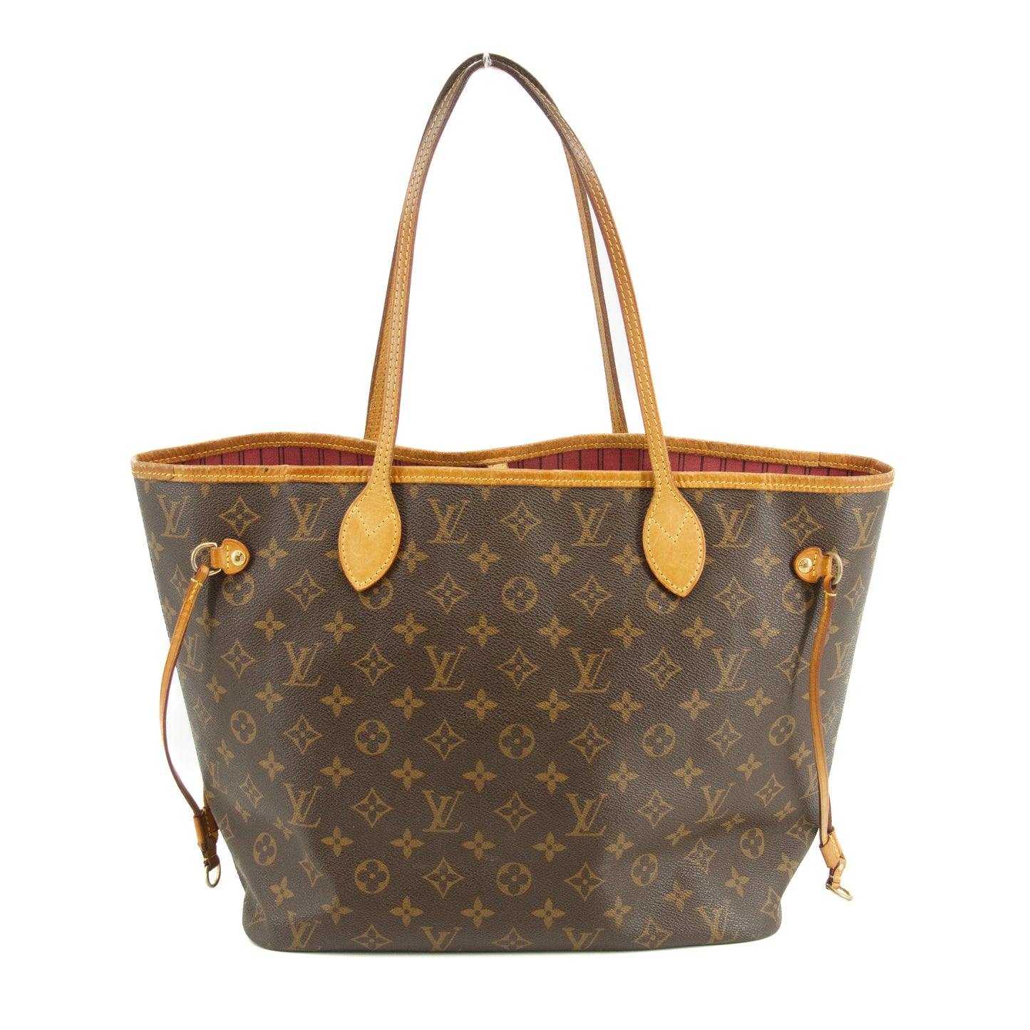 Louis Vuitton Monogram Canvas Brown Neverfull MM Shoulder Bag #3440