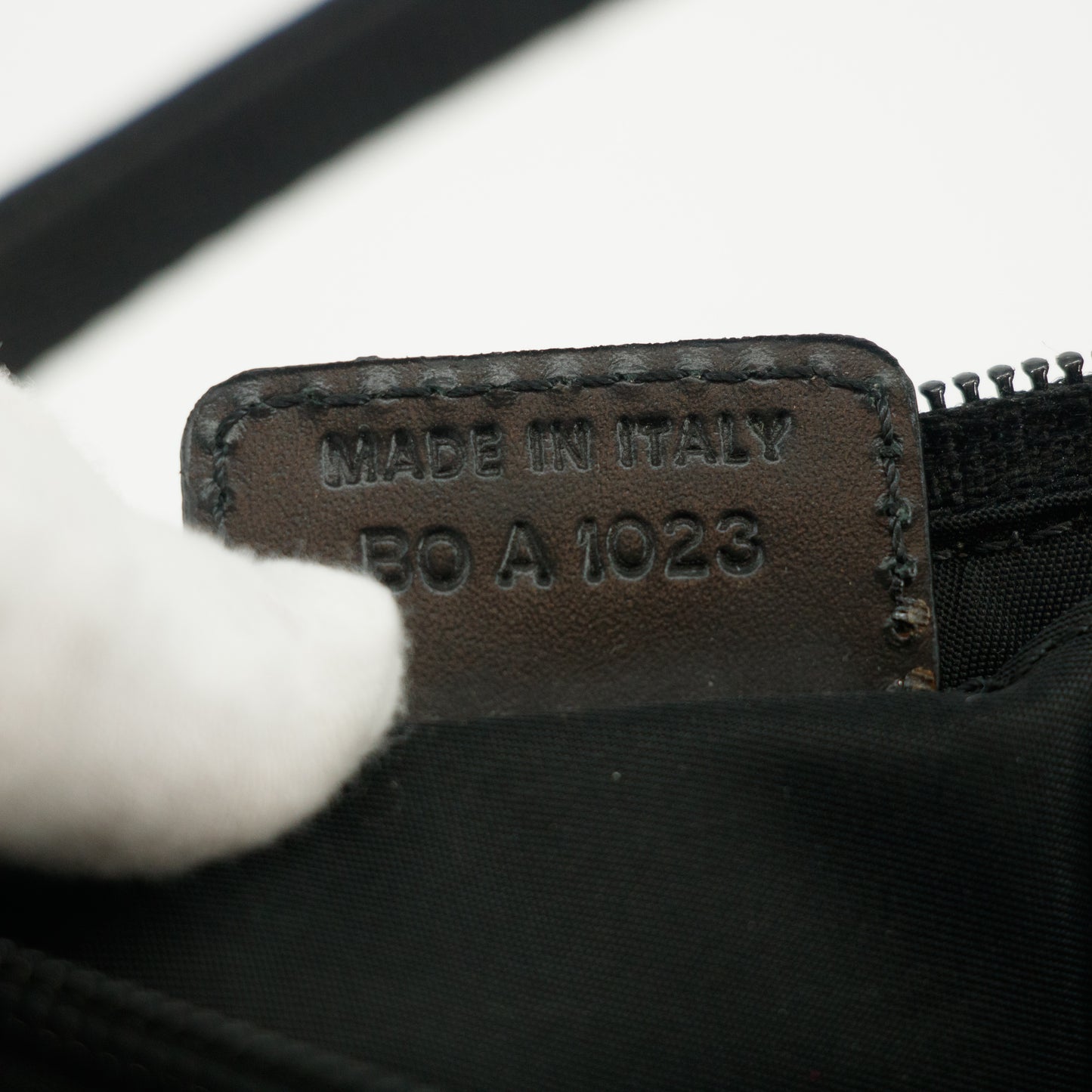 Christian Dior Black Diorissimo Trotter Pochette Shoulder Bag #3444