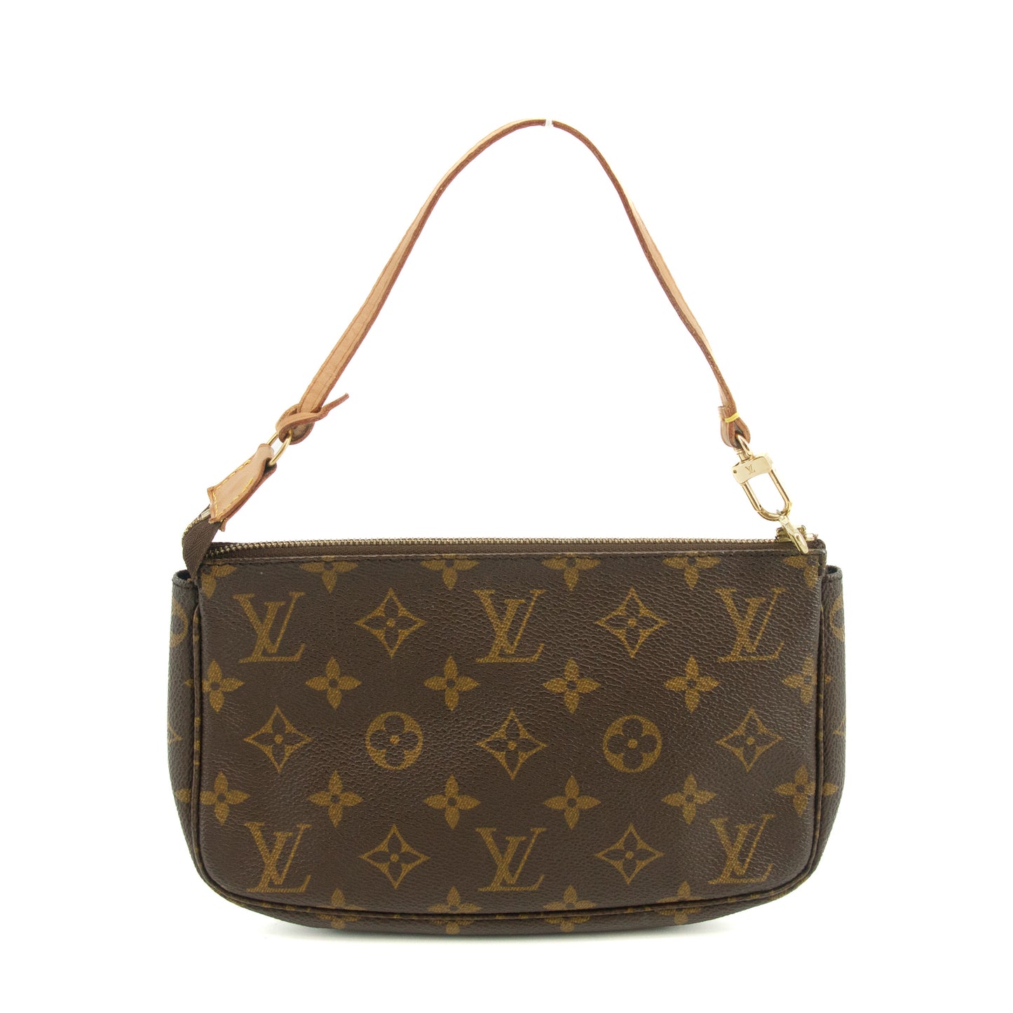 Louis Vuitton Monogram Canvas Brown Pochette Accessories Shoulder Bag #3462
