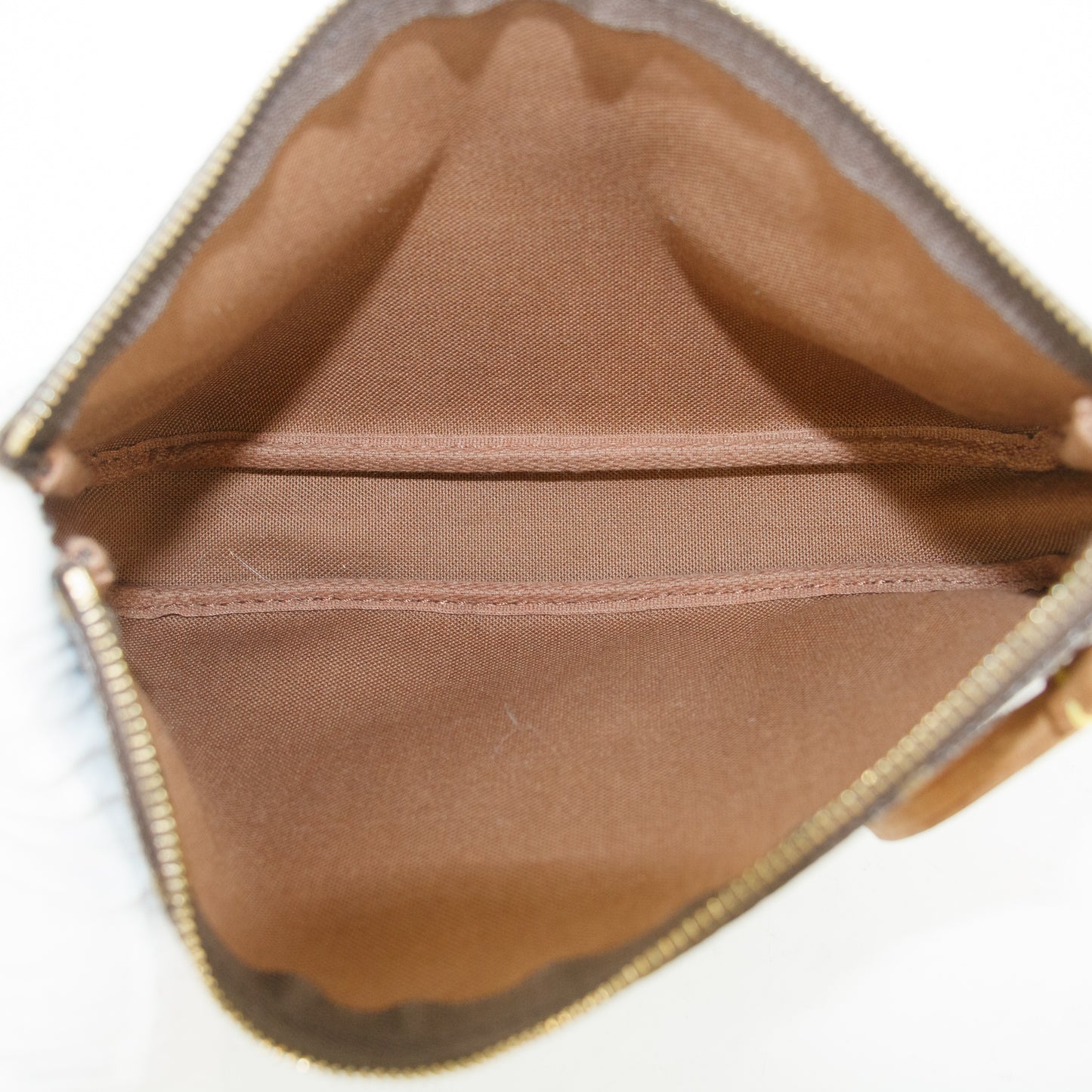 Louis Vuitton Monogram Canvas Brown Pochette Accessories Shoulder Bag #3462