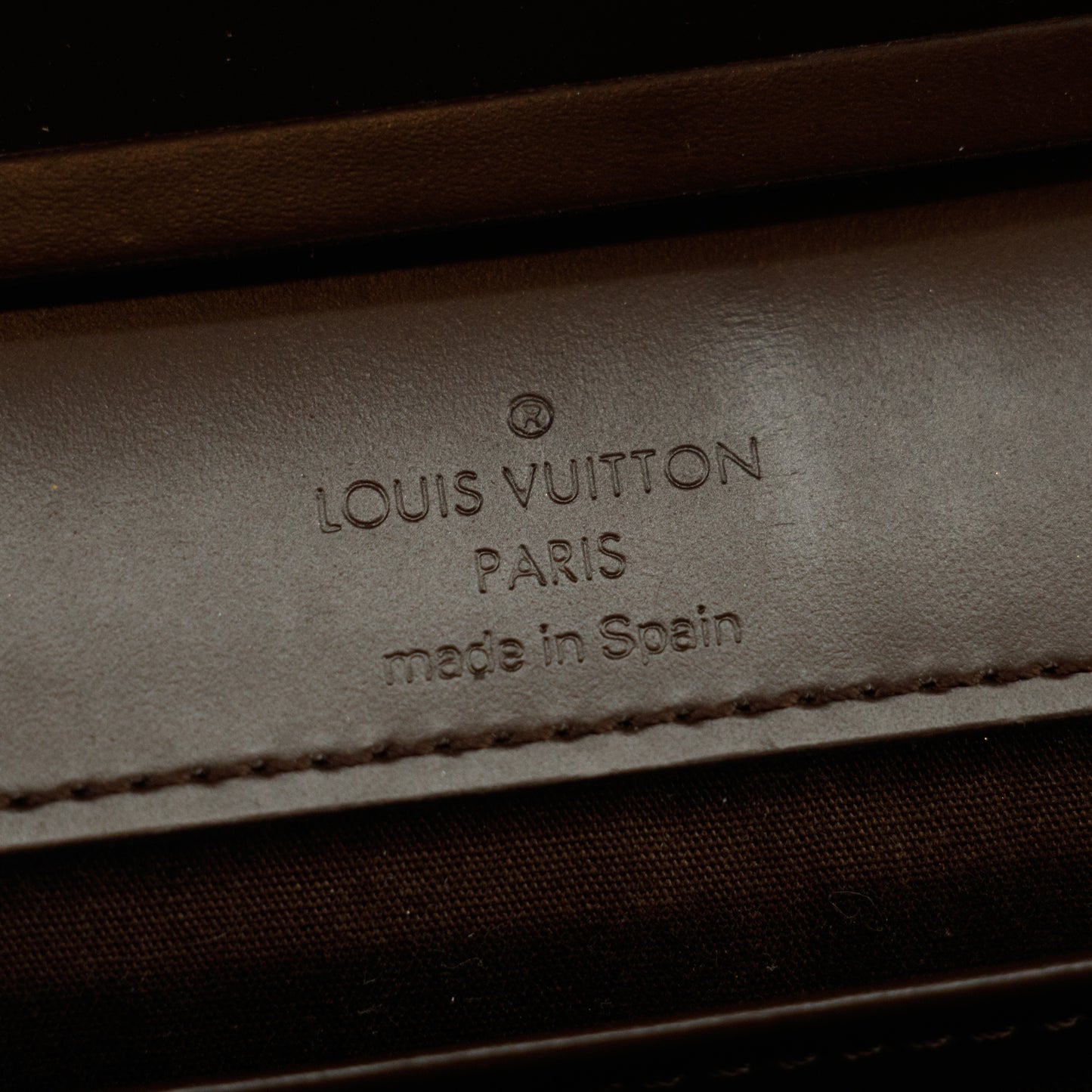Louis Vuitton Brown Epi Leather Moka Honfleaur Shoulder Bag #3469