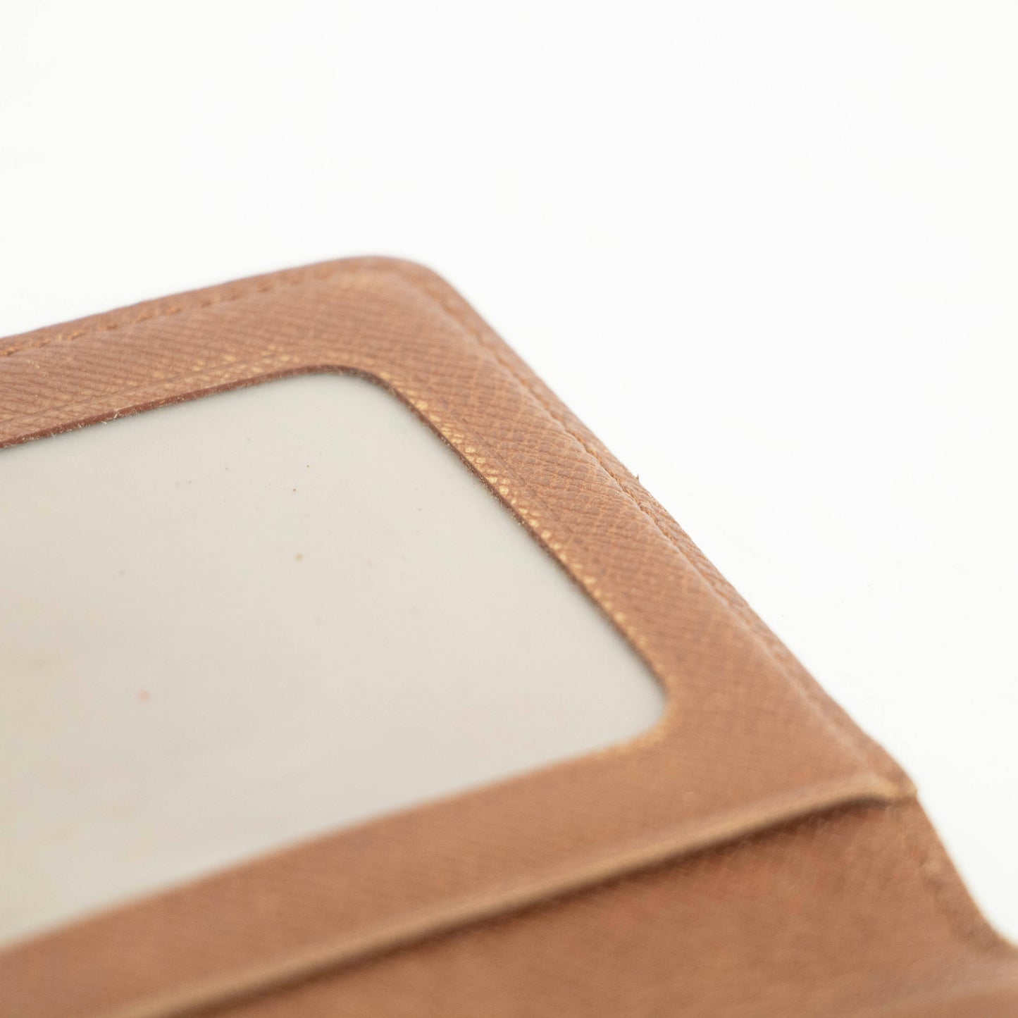 Louis Vuitton Monogram Canvas Brown ID Card Case Wallet #3519