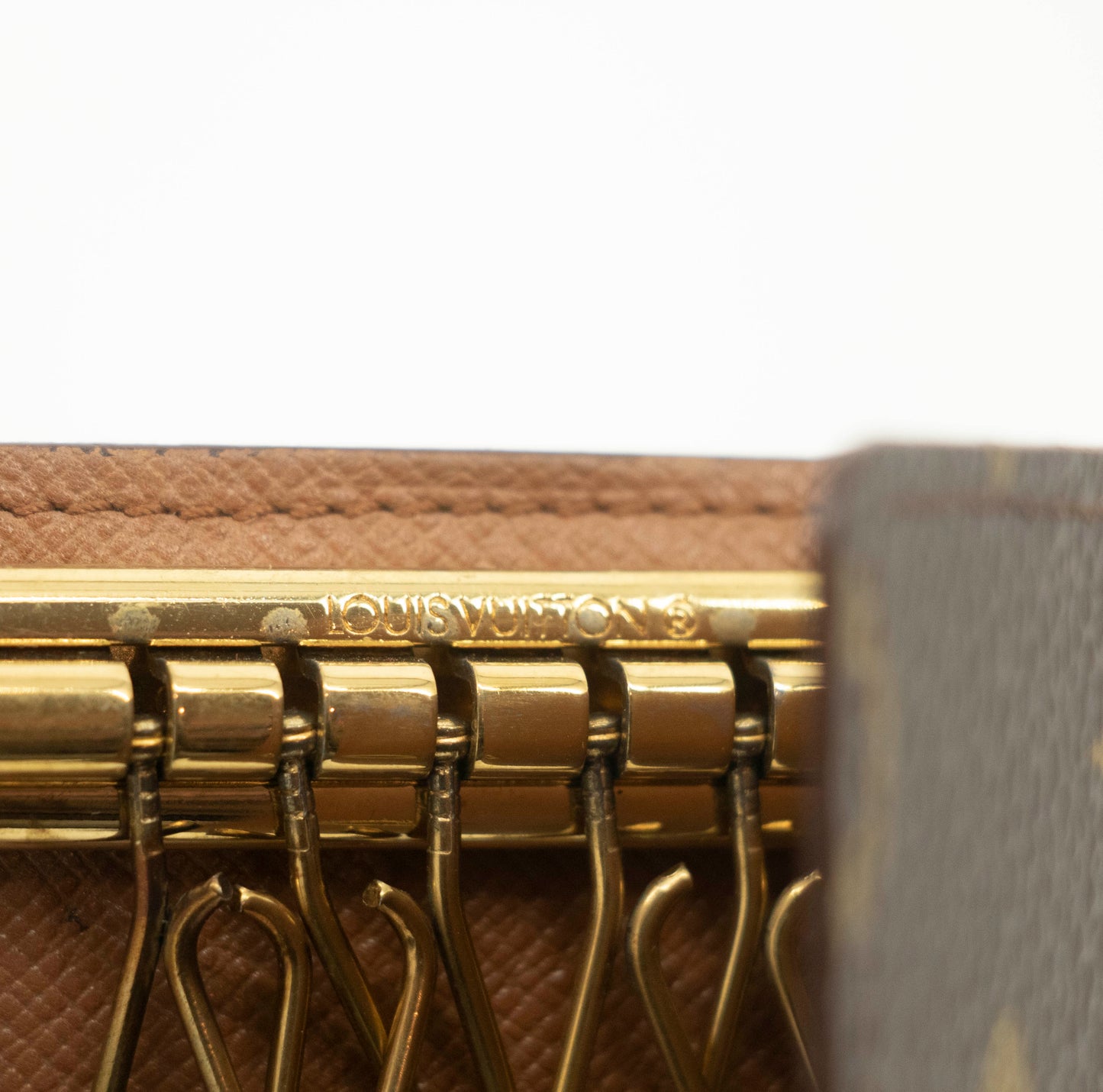 Louis Vuitton Monogram Canvas Brown Key Holder 6 #3529