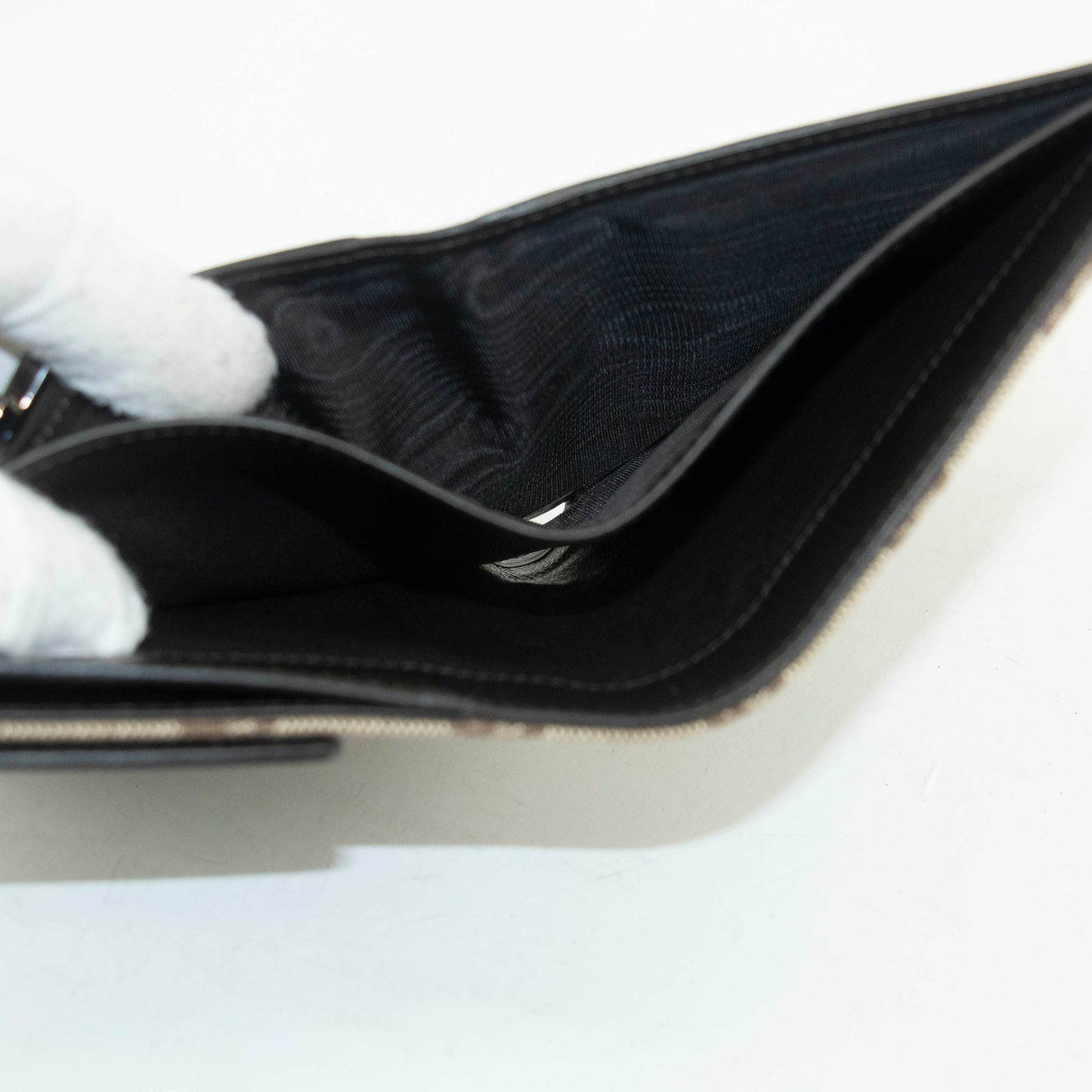 Gucci GG Canvas Sherry Line Jackie Compact Wallet #3539