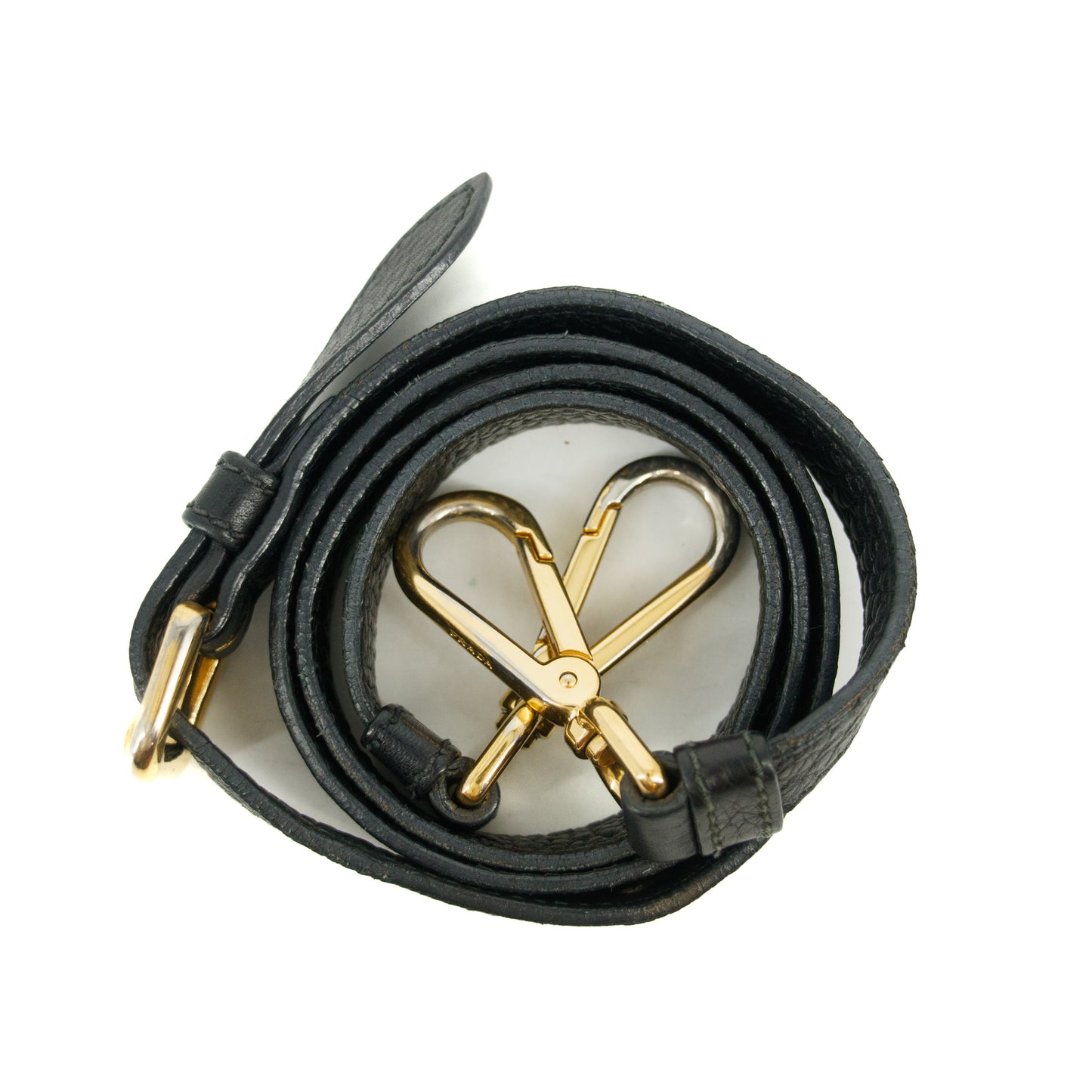 Prada Vitello Daino 2Way Black Shoulder Bag #3572