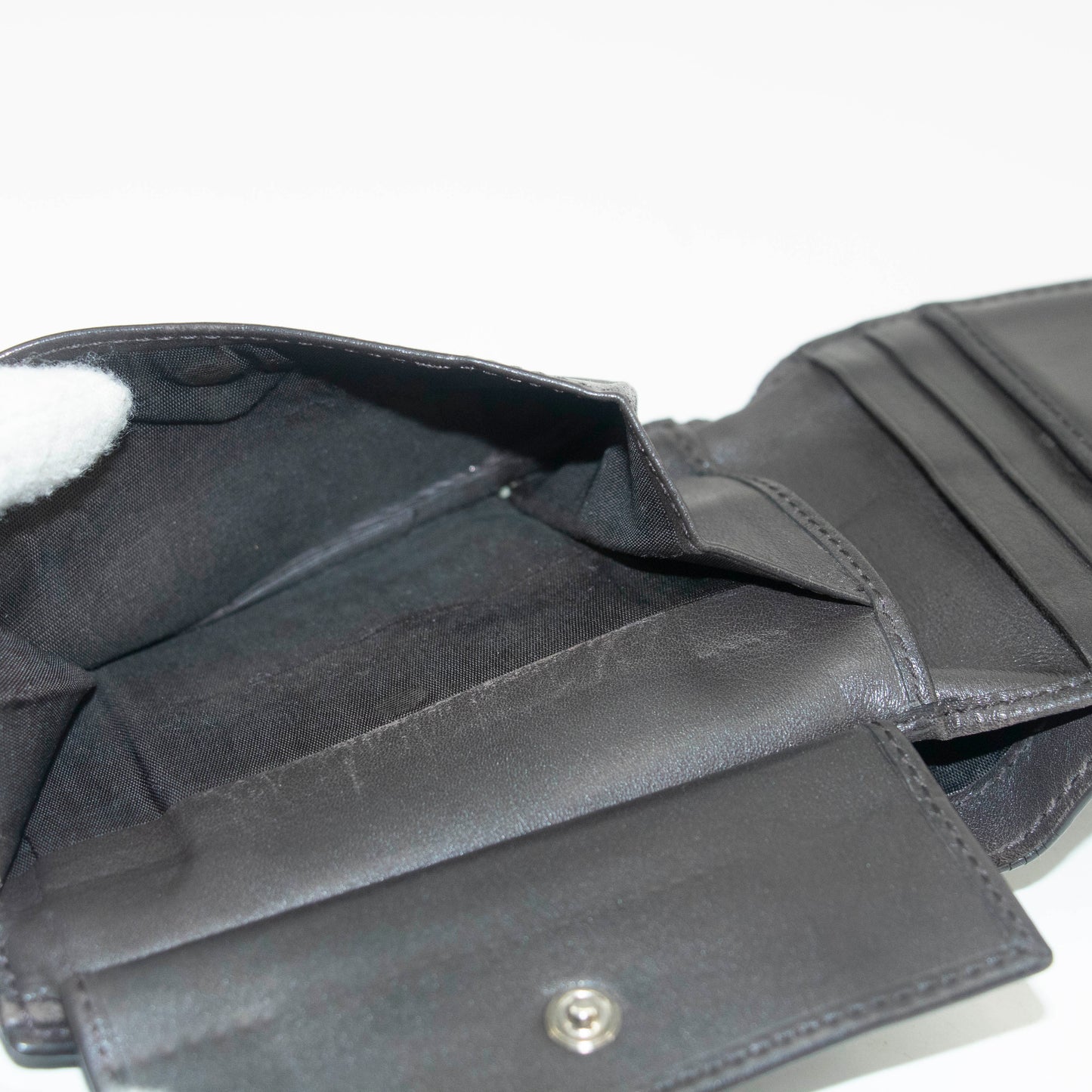 Gucci Sima GG Black Leather Mens Bifold Wallet #3582