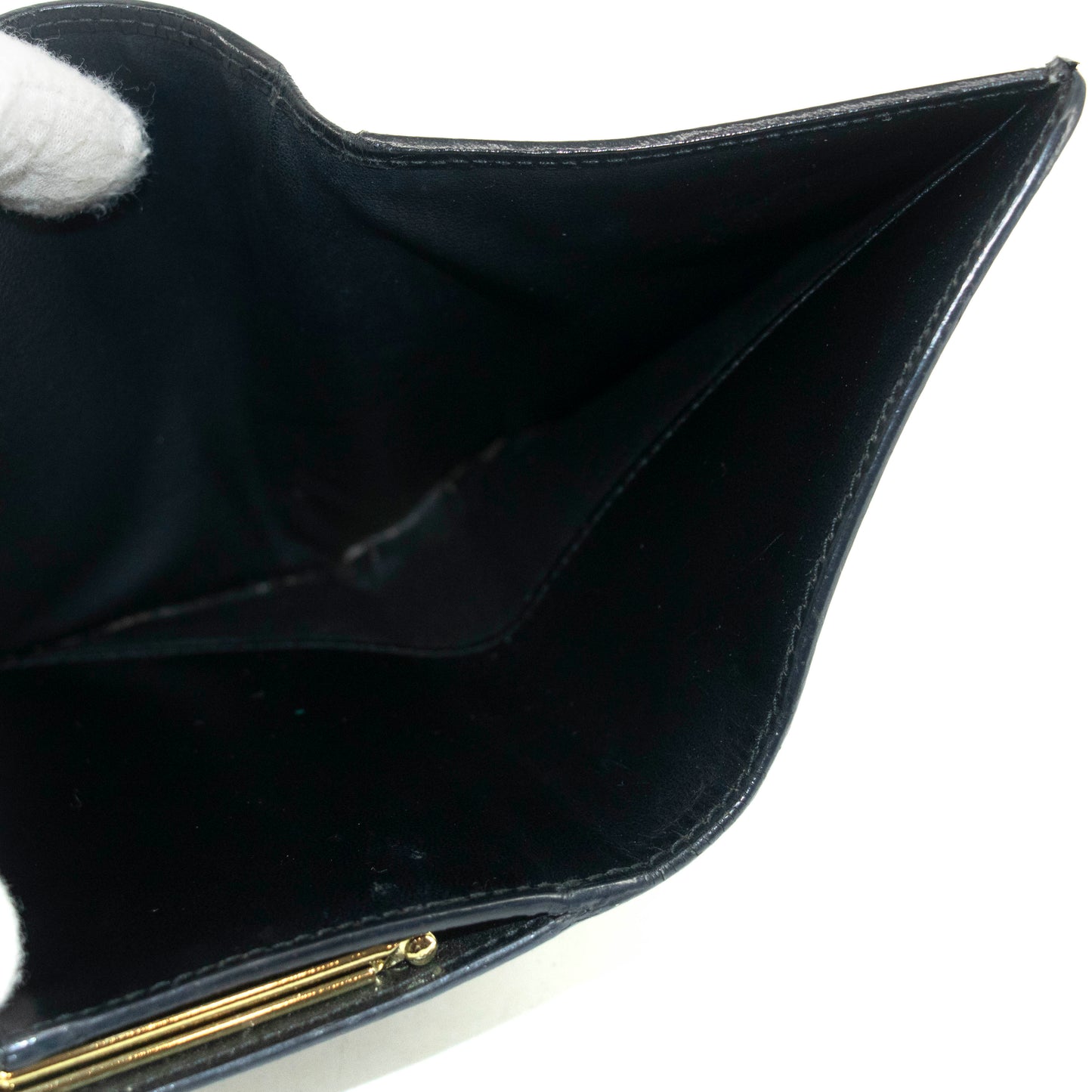 Celine Macadam Black PVC Compact Wallet #3704