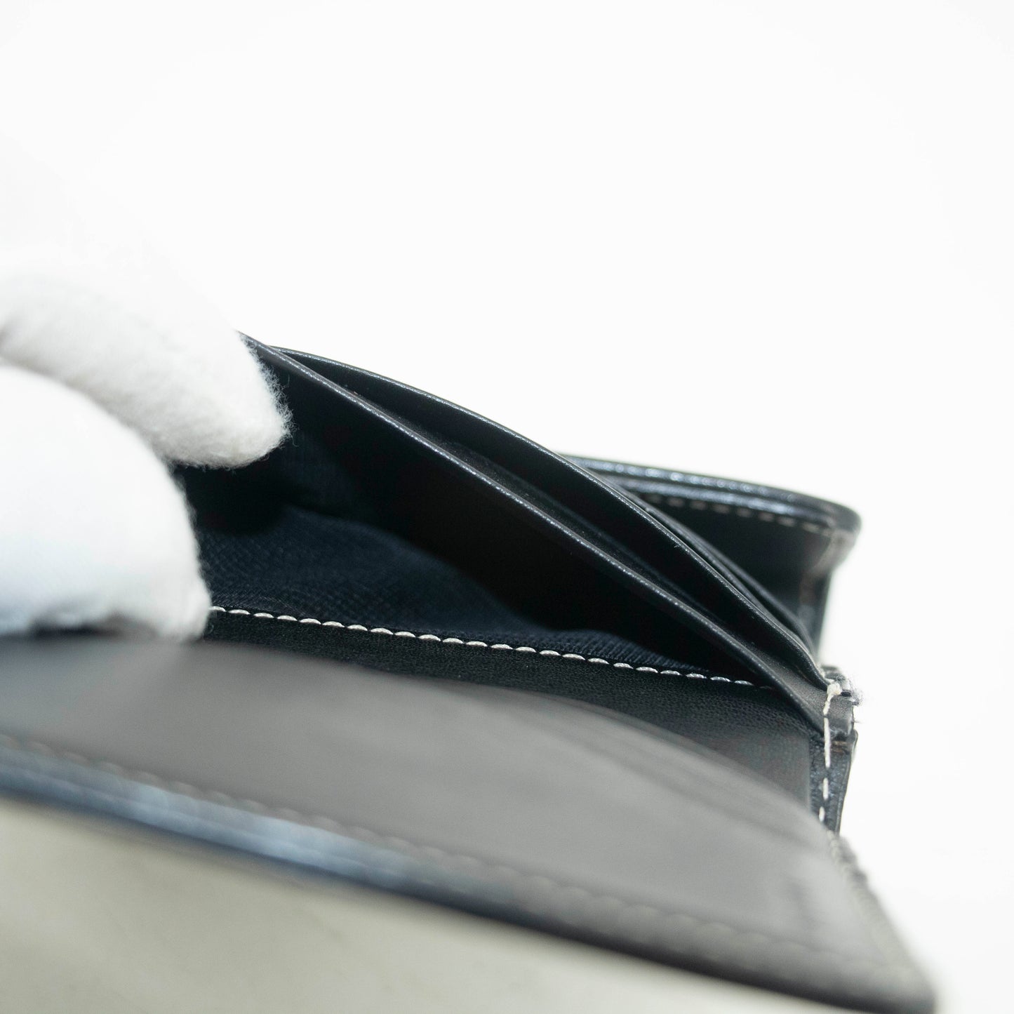 Celine Macadam Grey Canvas Compact Wallet #3705