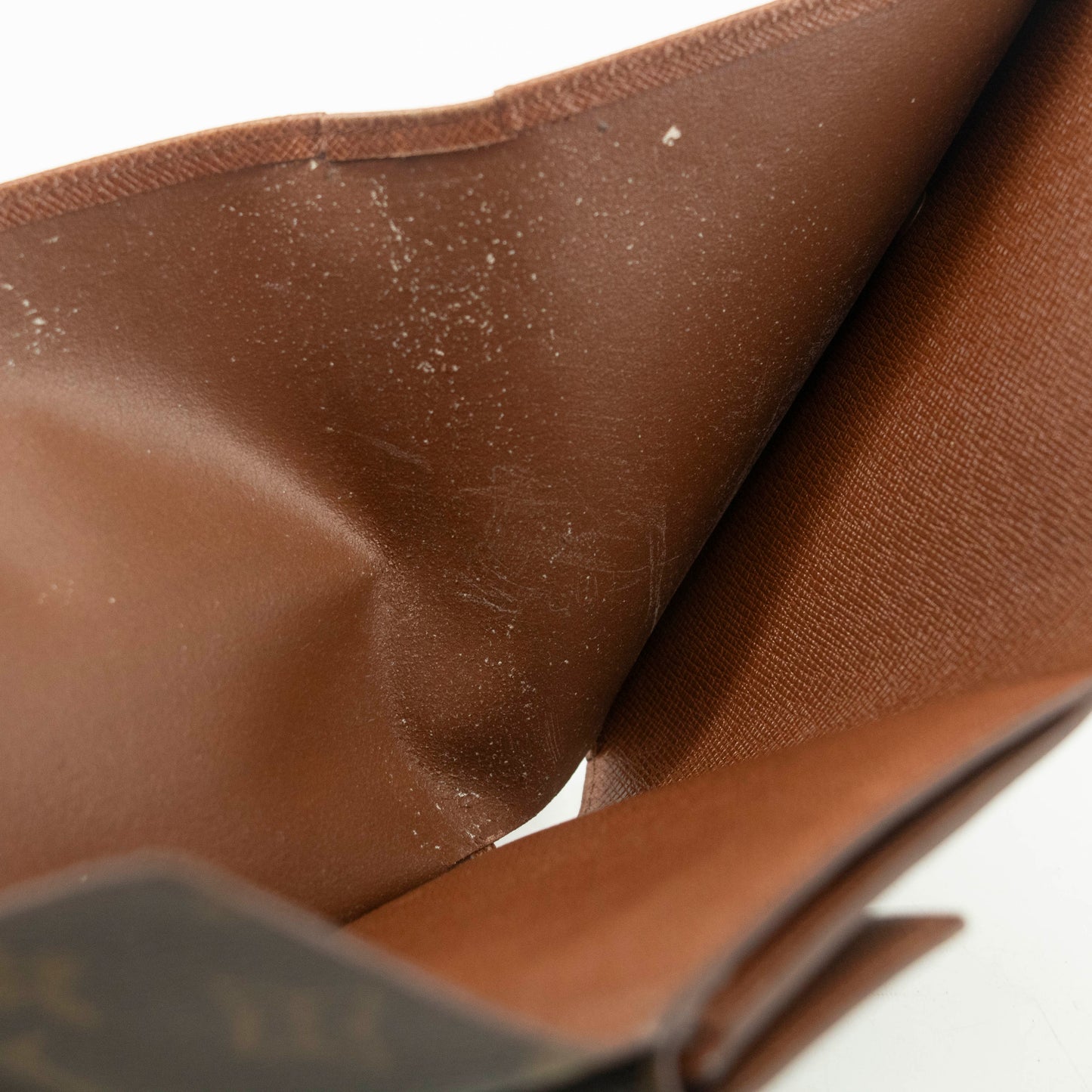 Louis Vuitton Monogram Canvas Brown Trifold Wallet #3709