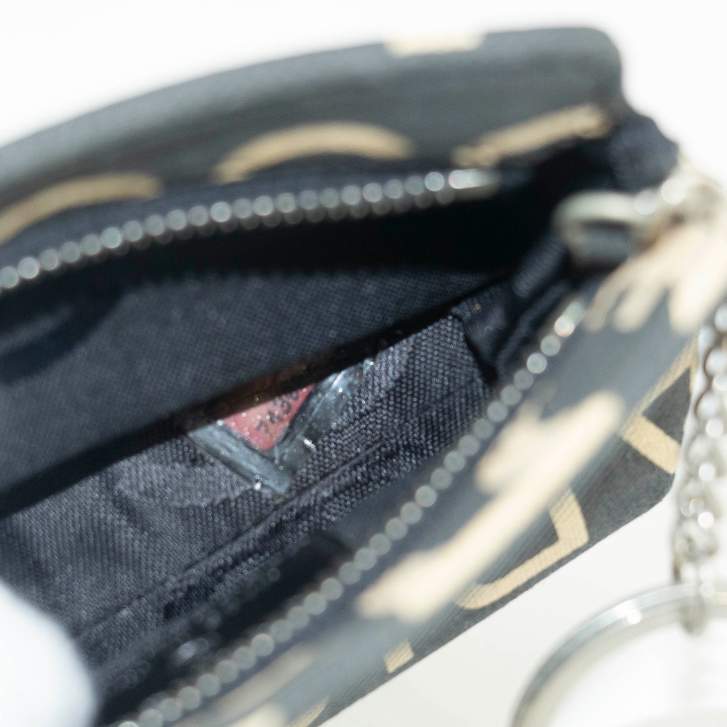 Chanel Canvas Logo Blue Zip Pouch #3710