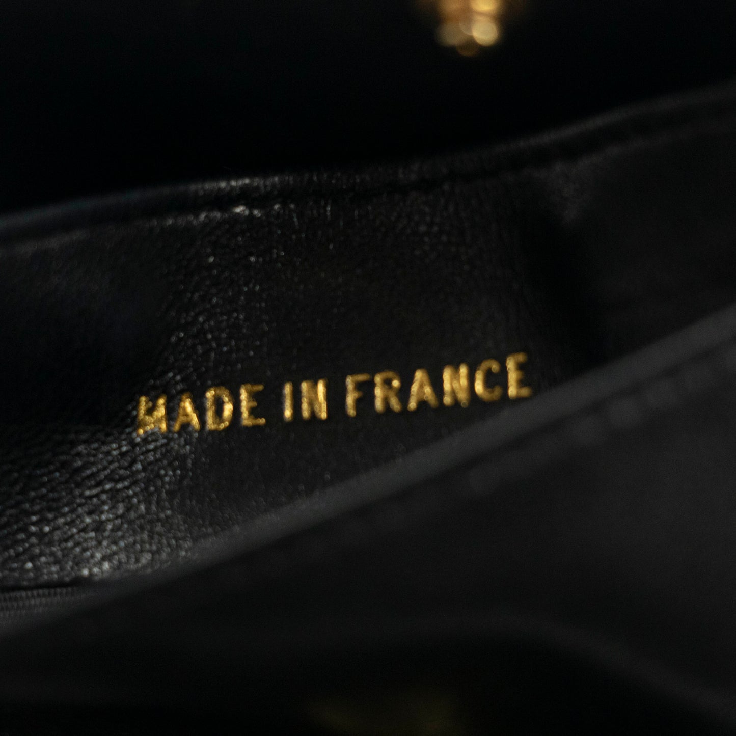 Chanel Lambskin Black Compact Case #3721